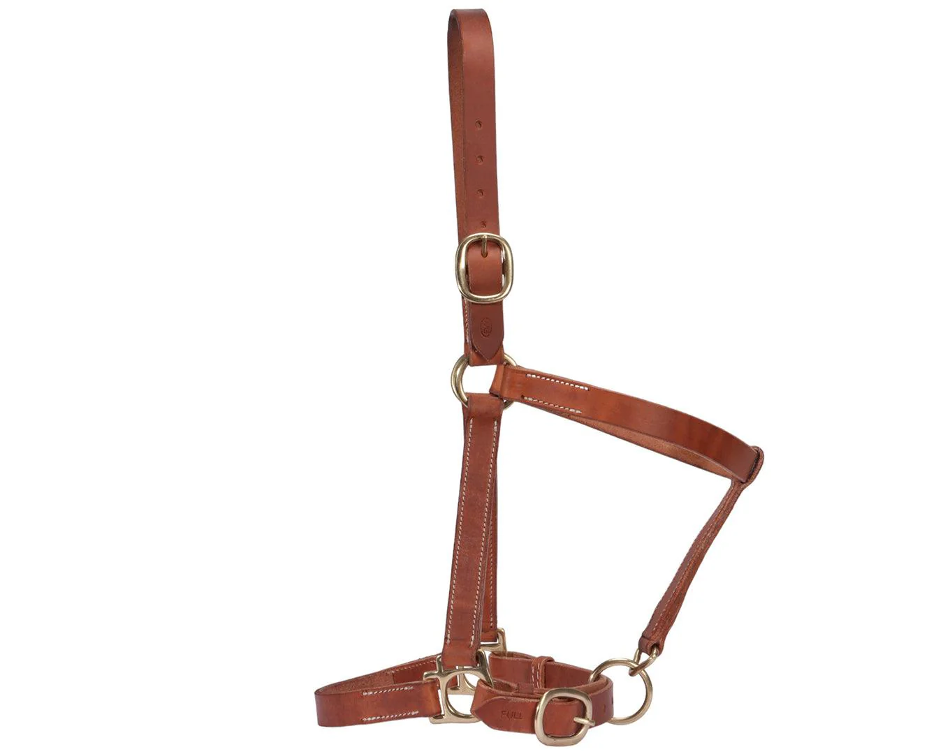 Fort Worth Leather Halter with Curb Adjustment - Image 4
