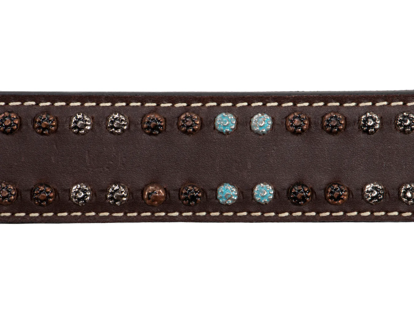 Fort Worth Leather Flower Studded Belt - Image 3