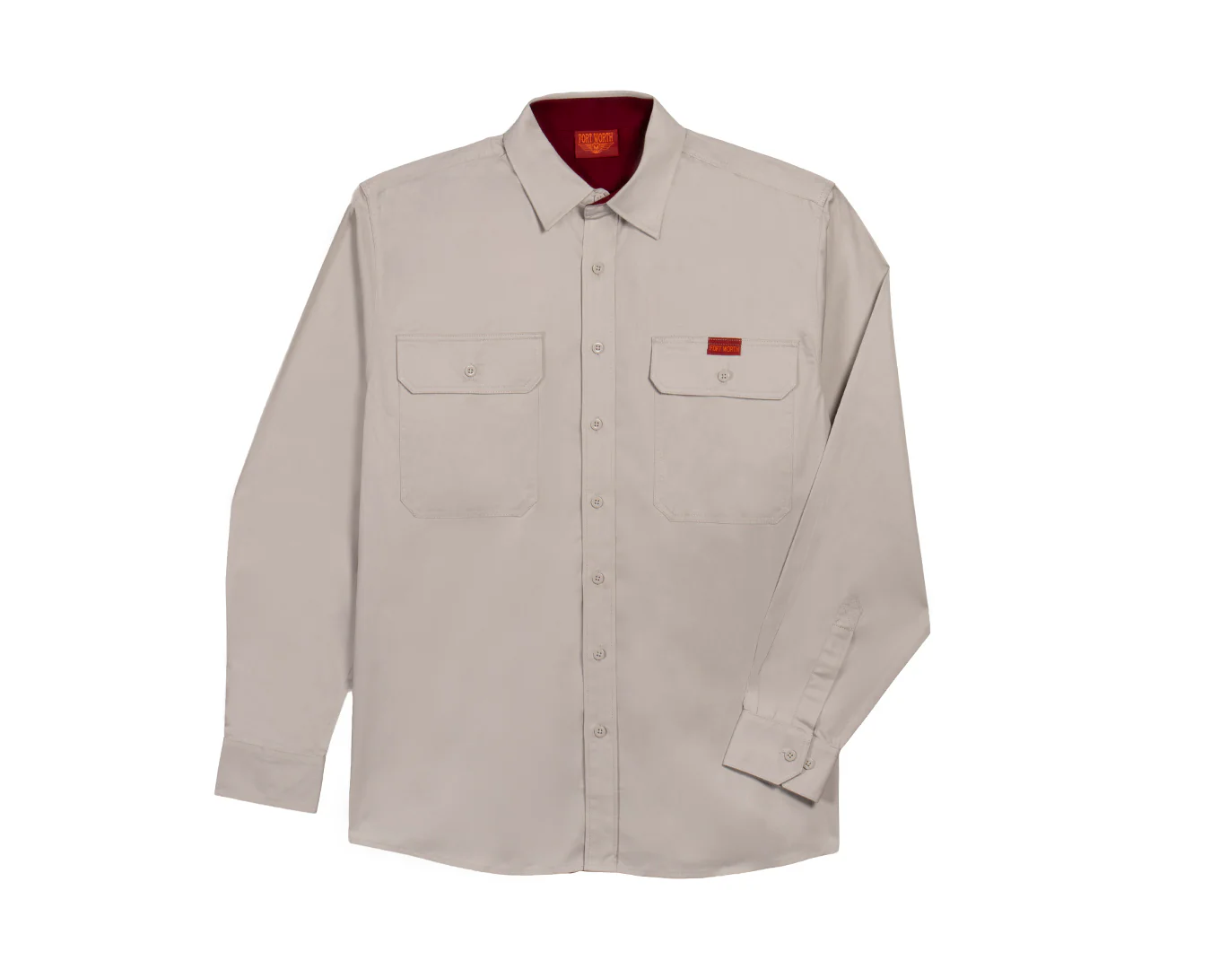 Fort Worth Men's Full Button Work Shirt - Image 3