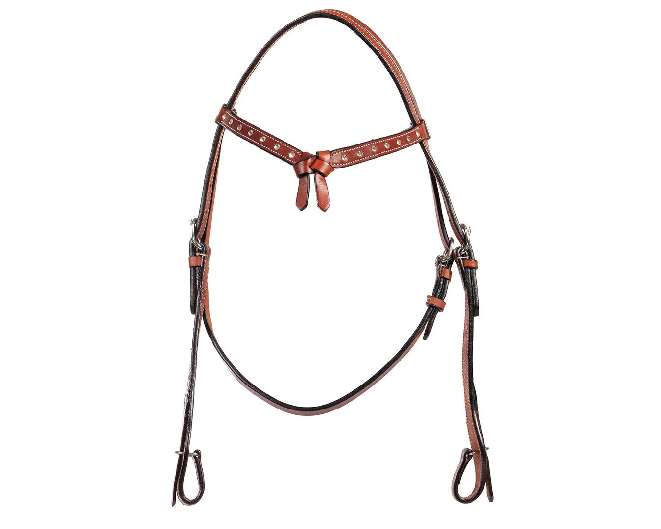Fort Worth Missouri Knotted Brow Headstall - Image 3