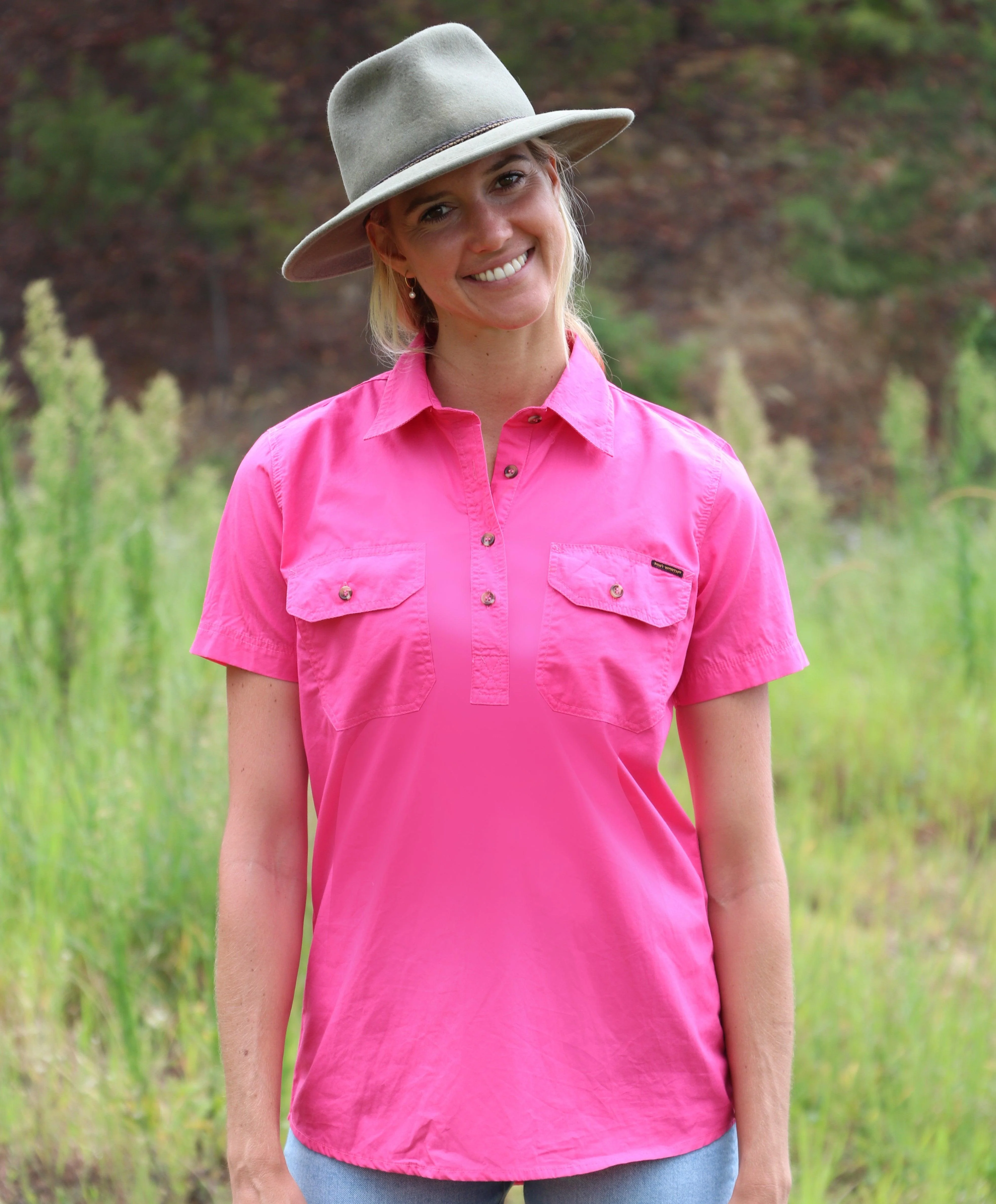 Fort Worth Mulga Ladies Work Shirt - Short Sleeve - Image 5