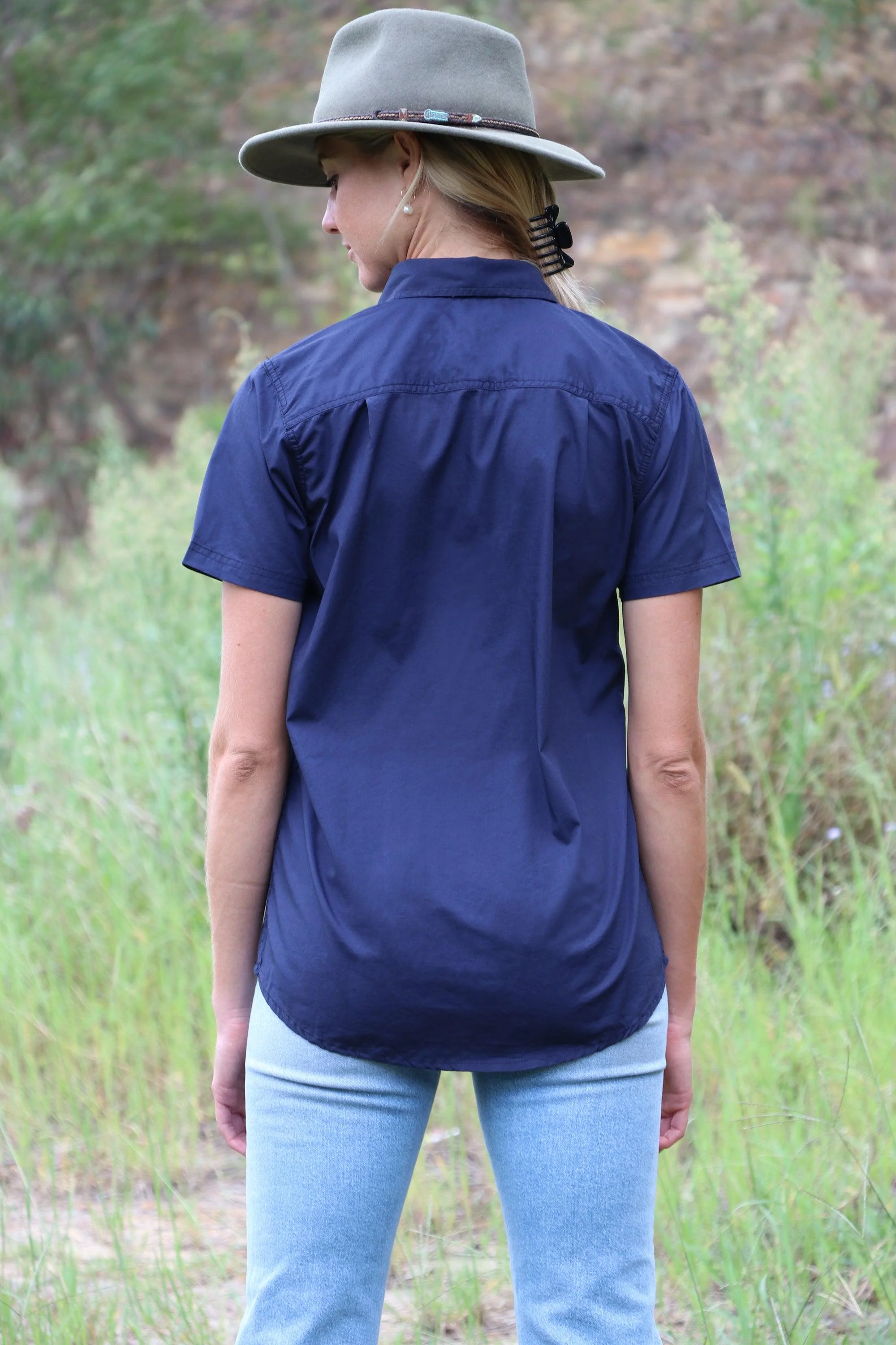 Fort Worth Mulga Ladies Work Shirt - Short Sleeve - Image 6