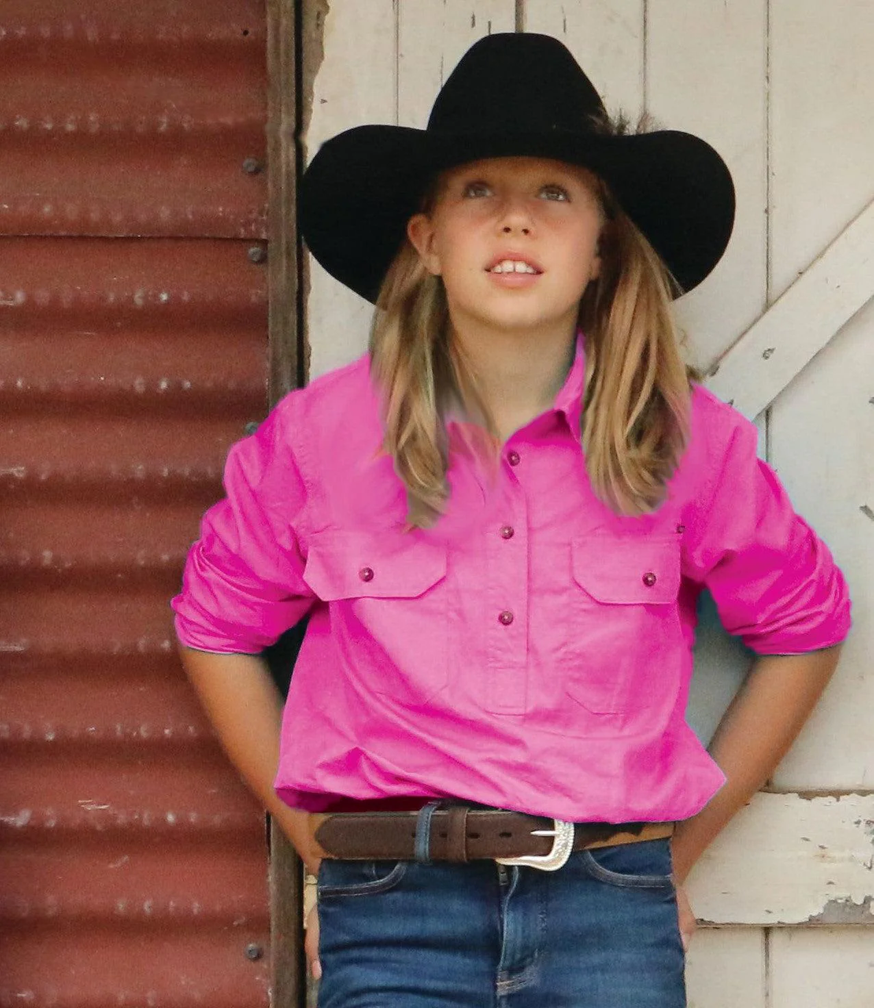 Fort Worth Mulga Work Shirt for Kids - Image 7