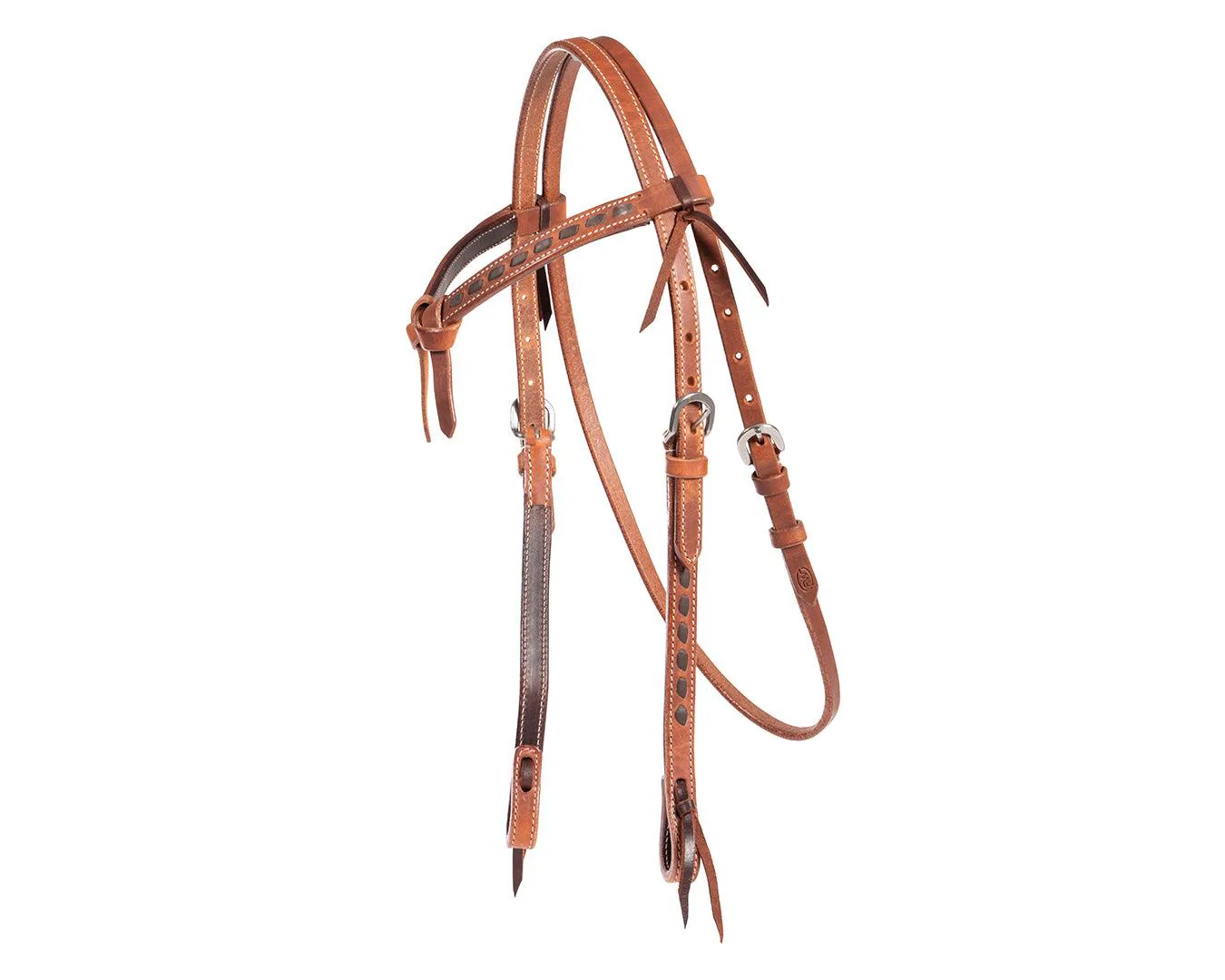 Fort Worth Ohio Knotted Brow Headstall
