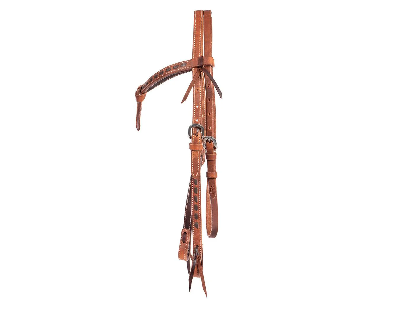 Fort Worth Ohio Knotted Brow Headstall - Image 3