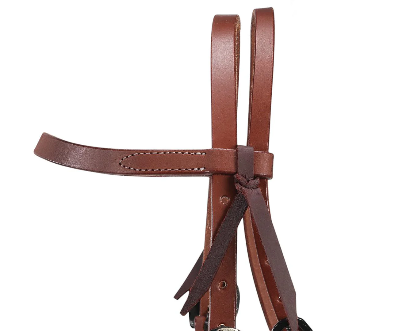 Fort Worth Oily Headstall with German Buckle - Image 4
