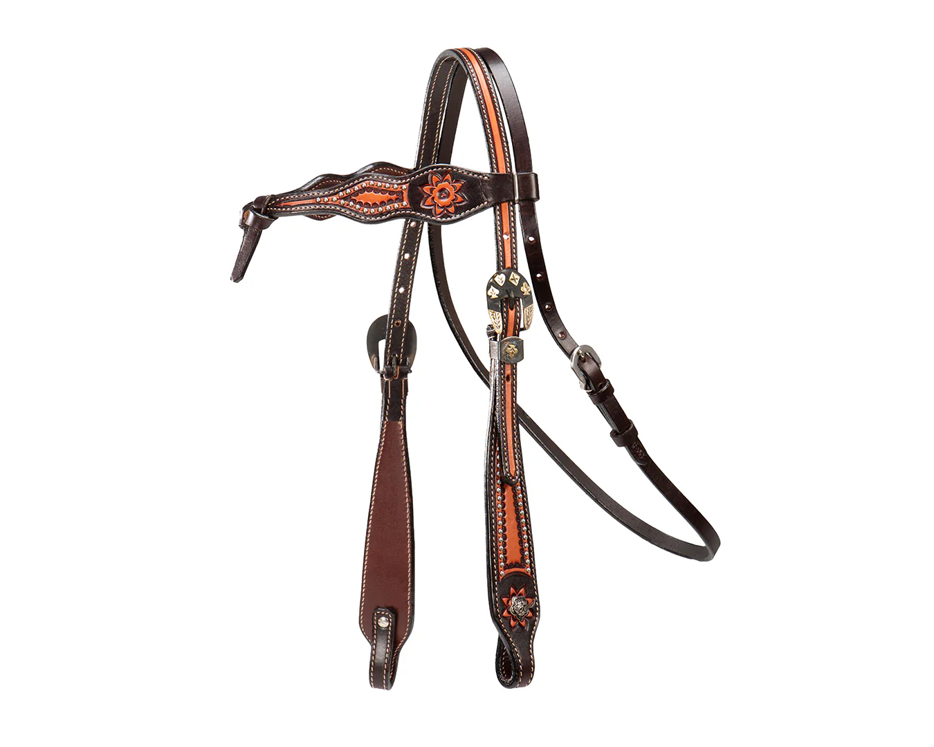 Fort Worth Oketo Knotted Brow Headstall