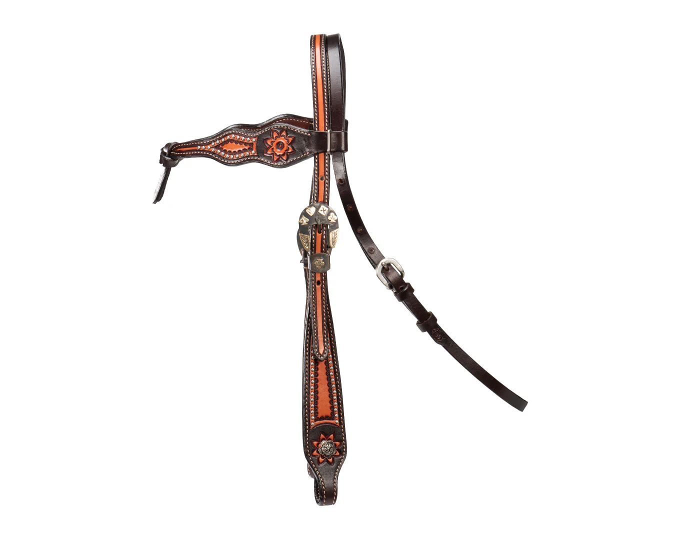 Fort Worth Oketo Knotted Brow Headstall - Image 2