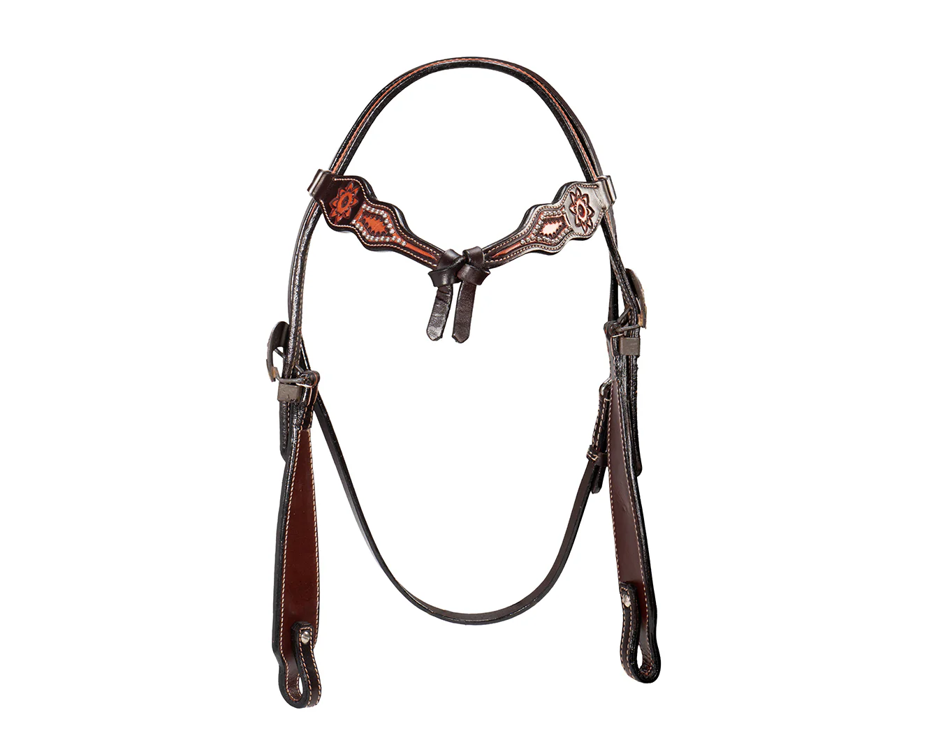 Fort Worth Oketo Knotted Brow Headstall - Image 5