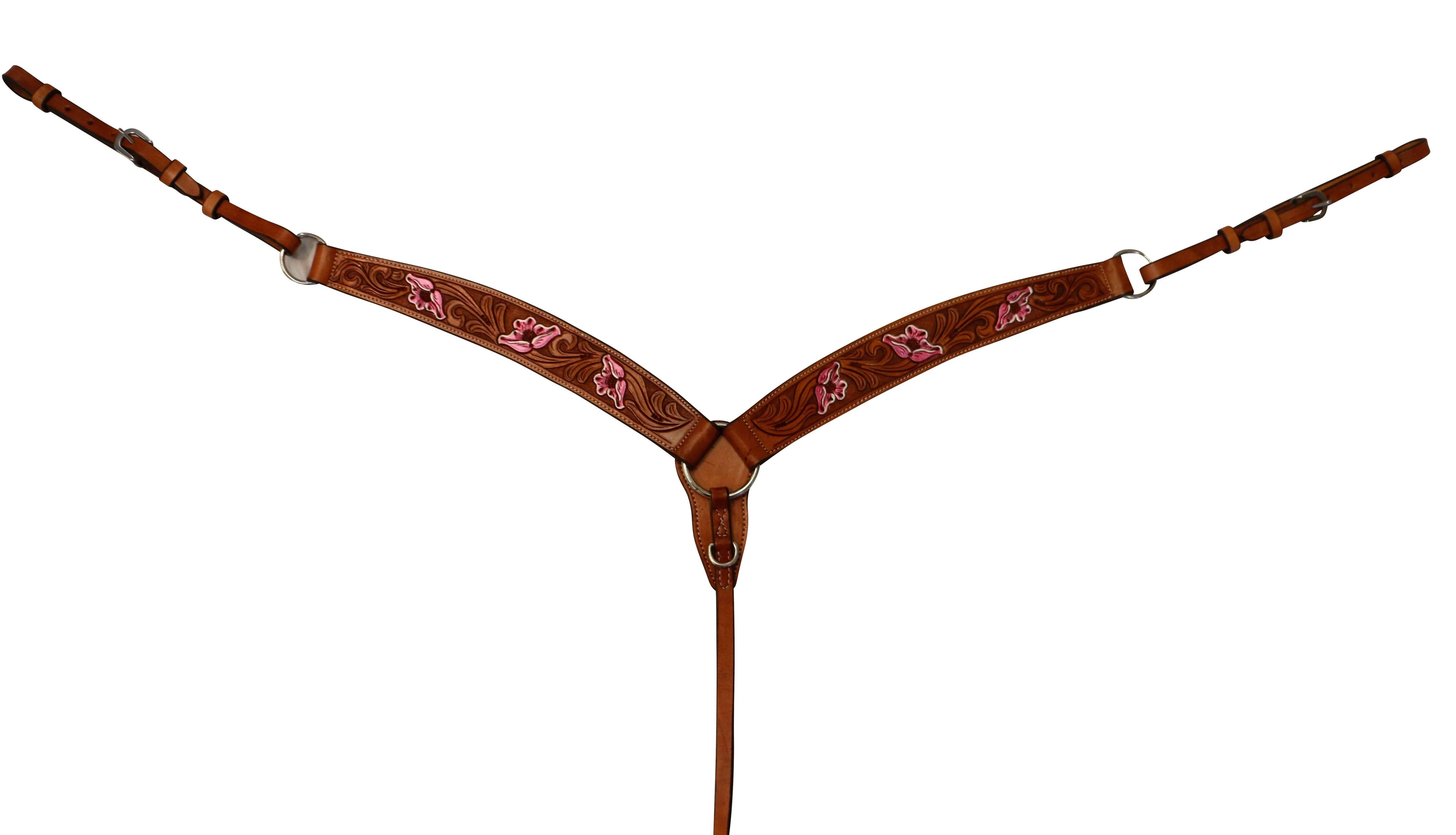 Fort Worth Pink Floral Breastcollar - Image 2