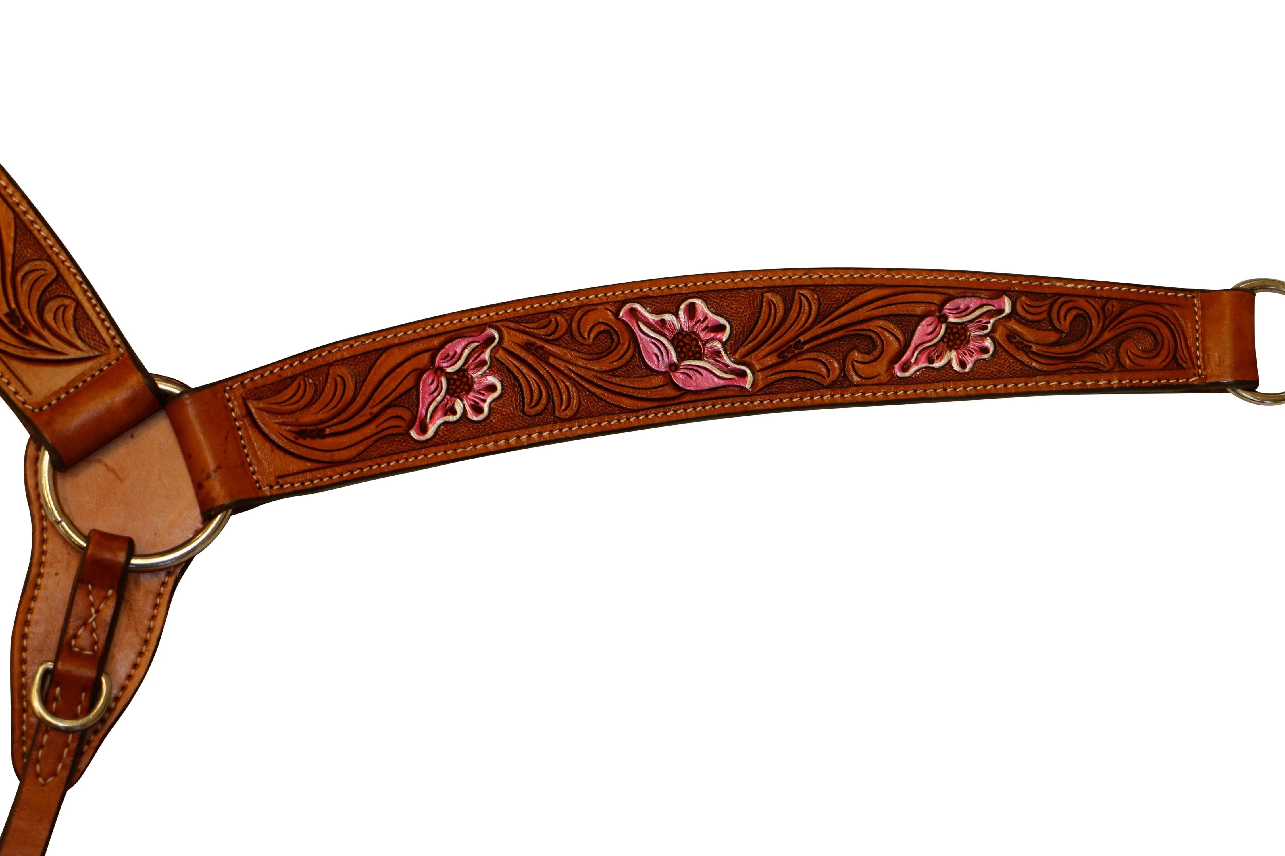 Fort Worth Pink Floral Breastcollar - Image 3