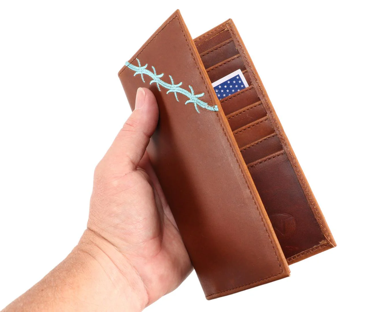 Fort Worth Rodeo Wallet - Barbed Wire Design - Image 5