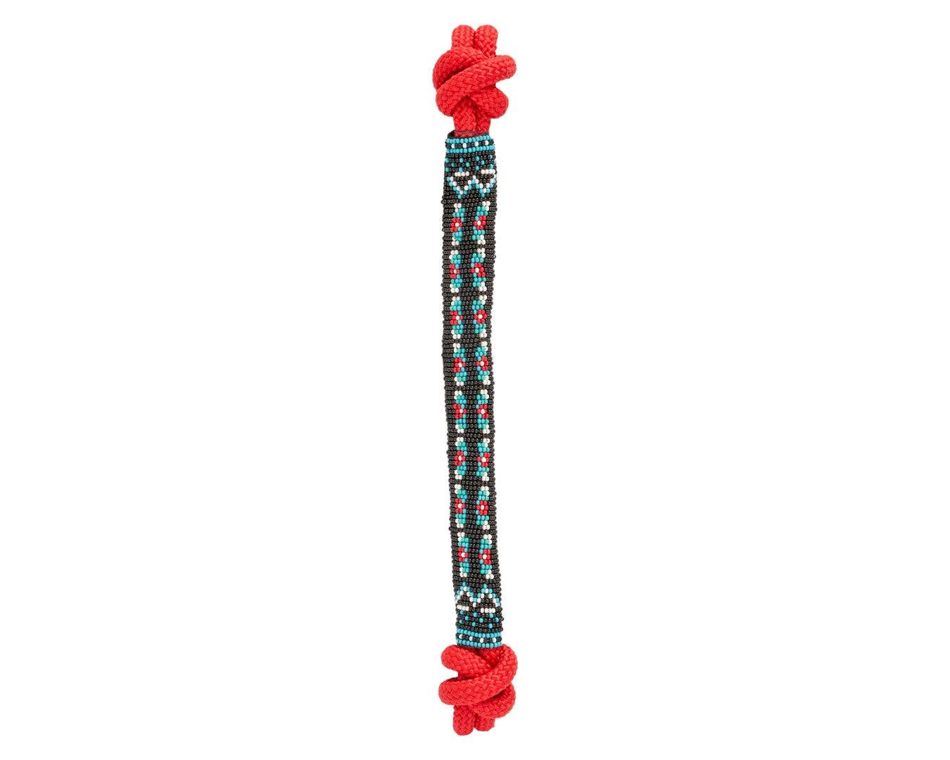 Fort Worth Rope Halter Beaded Nose with Lead - Image 12