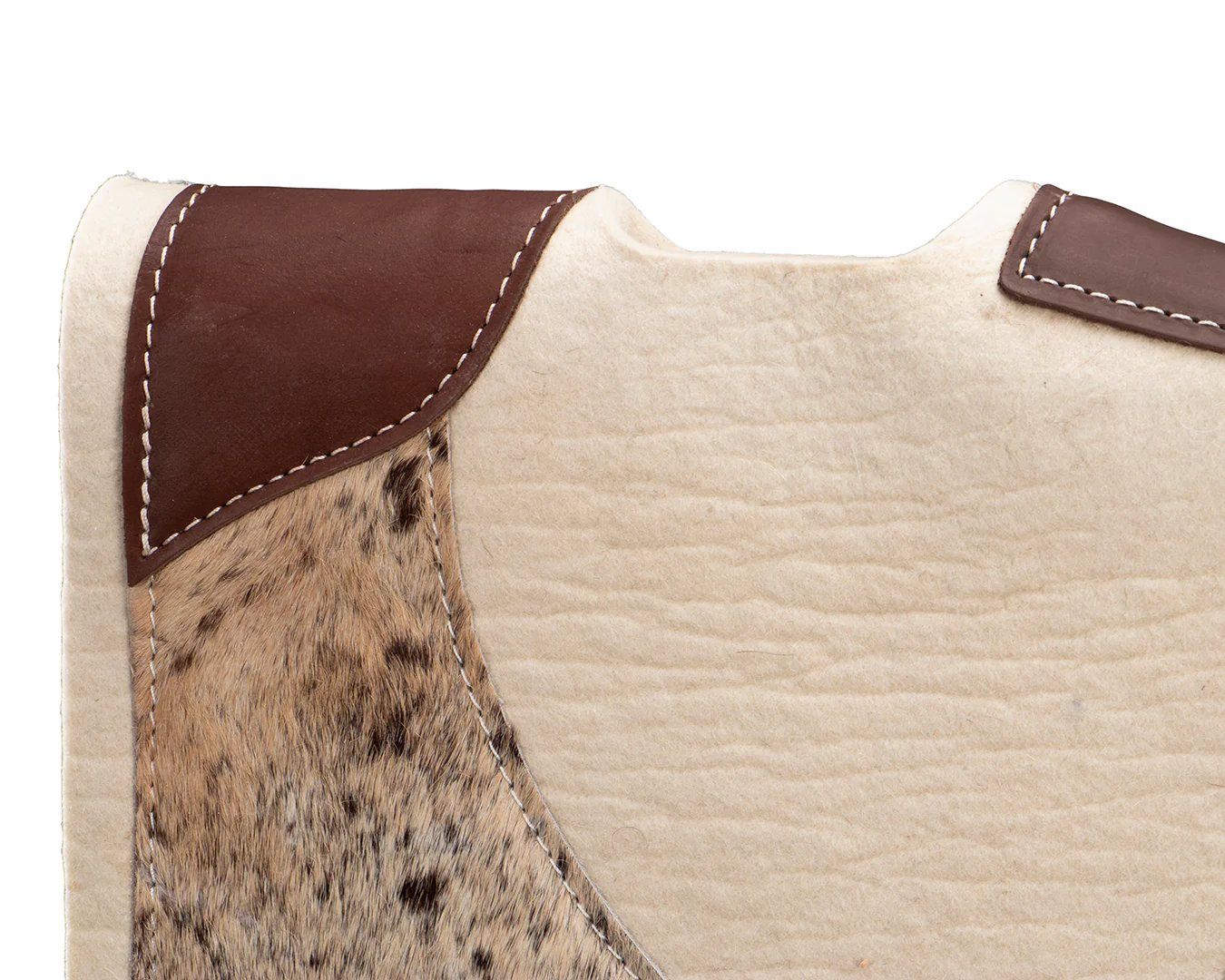 Fort Worth Steam Pressed Western Pad- Cowhide - 28" x 27" - Image 4