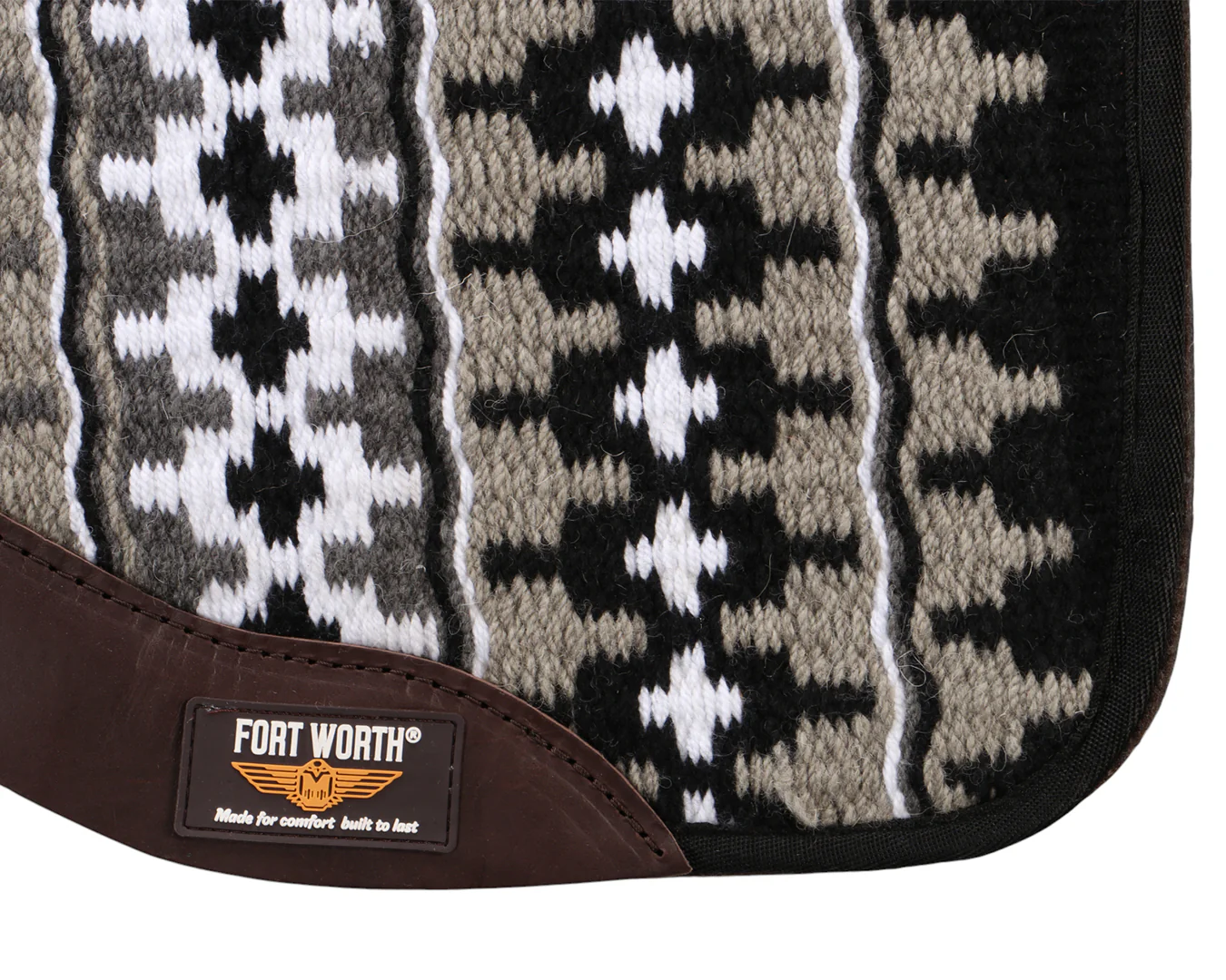 Fort Worth Saddle Pad NZ Wool Felt Lined - Image 3