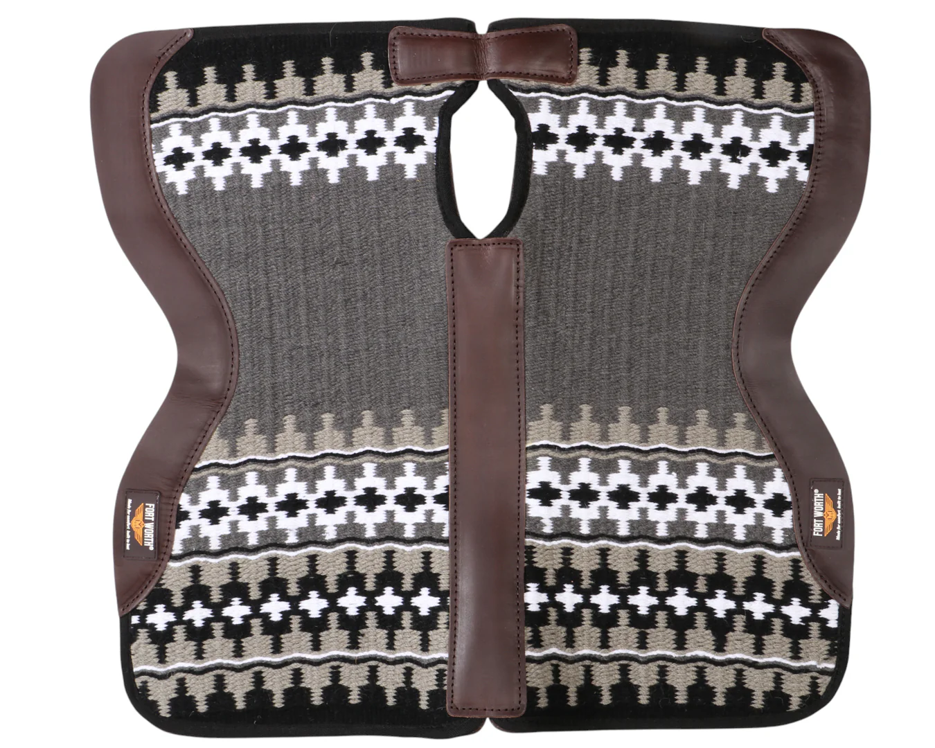 Fort Worth Saddle Pad NZ Wool Felt Lined - Image 6