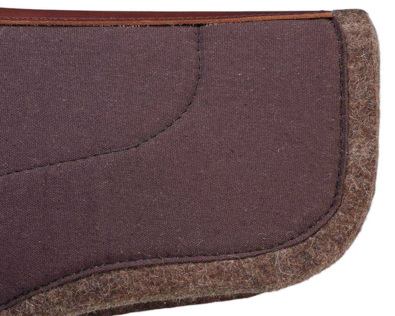 Fort Worth Short Contoured Round Pad with Canvas - 27" - Image 4