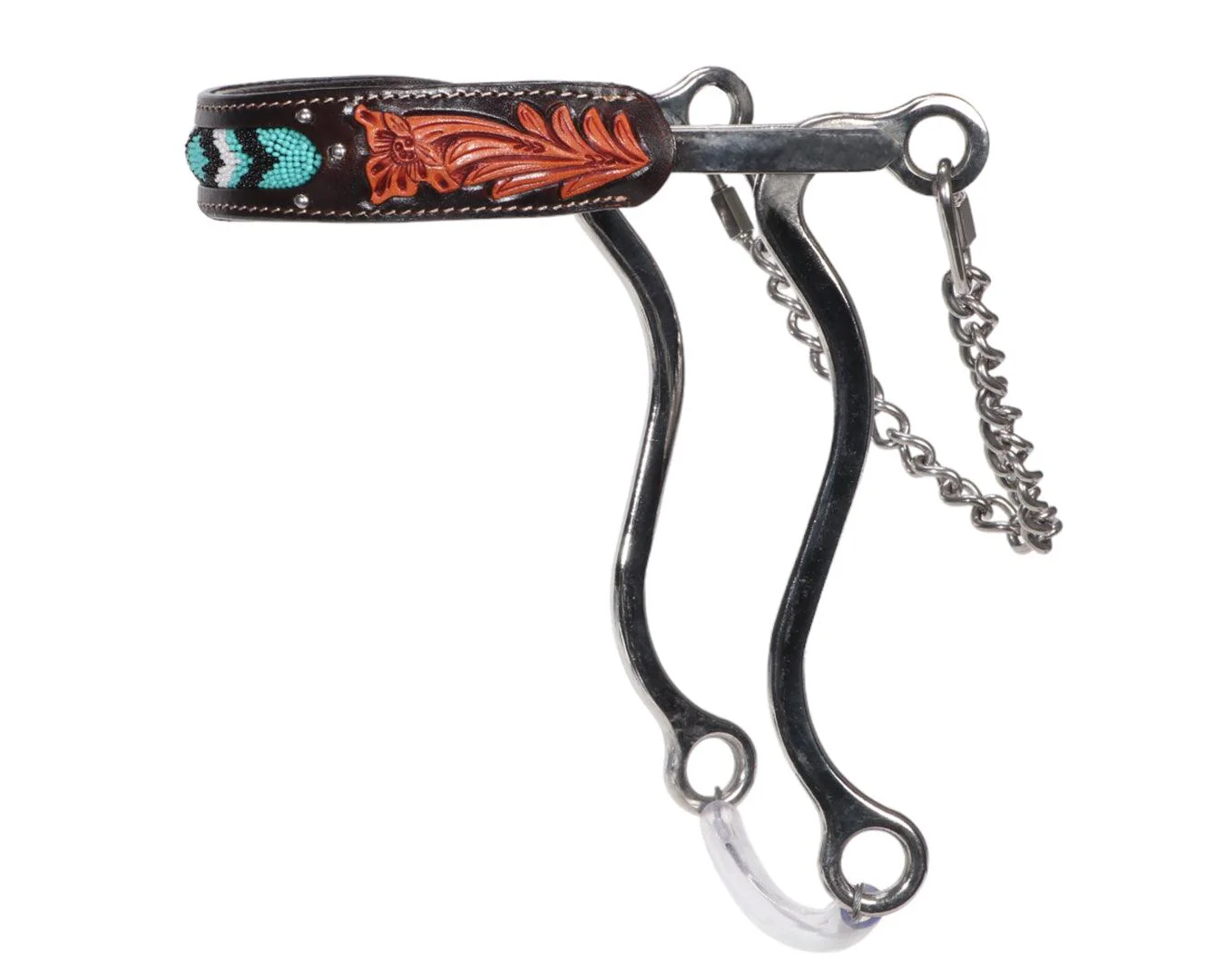 Fort Worth SS Hackamore - Turquoise Beaded