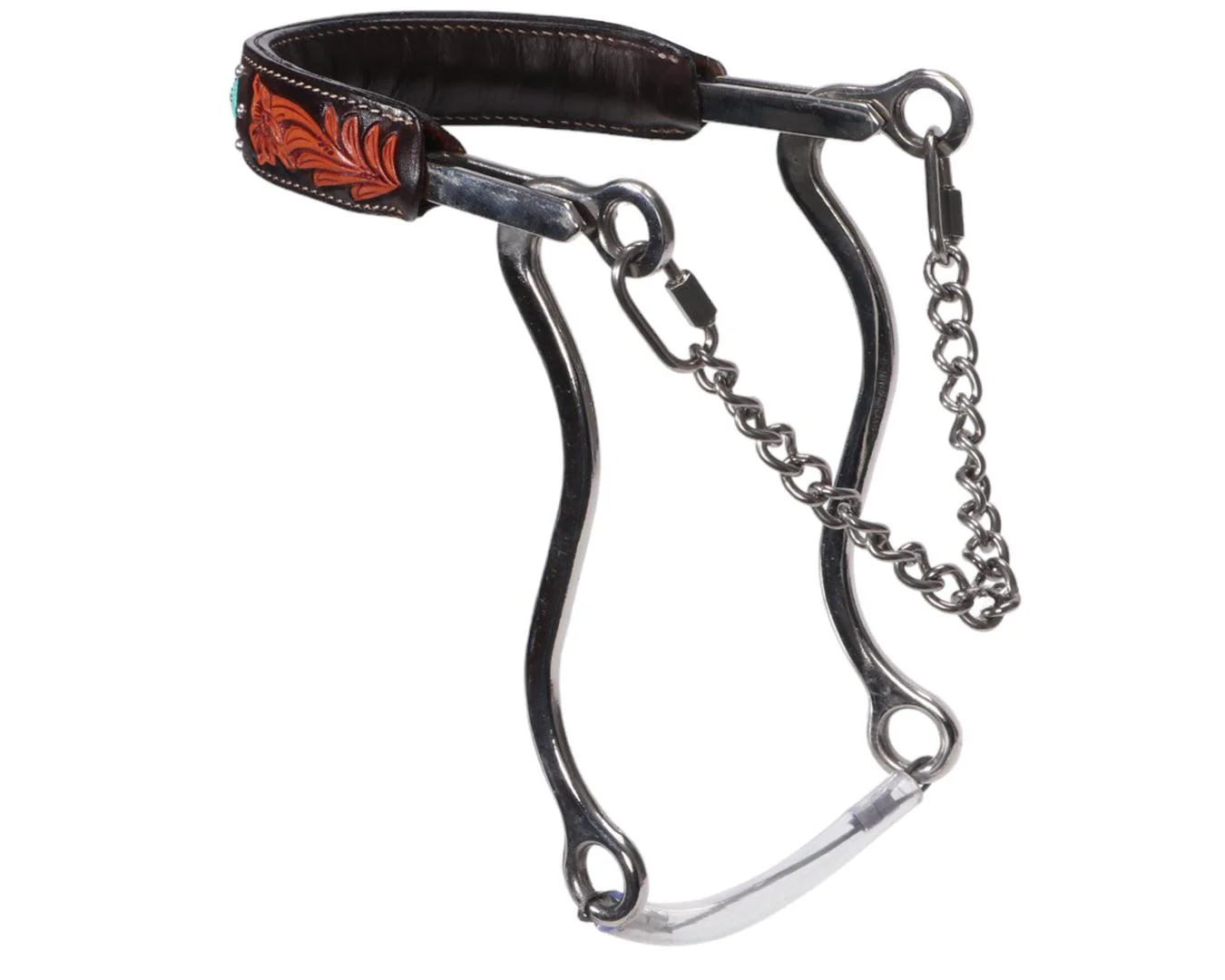 Fort Worth SS Hackamore - Turquoise Beaded - Image 3