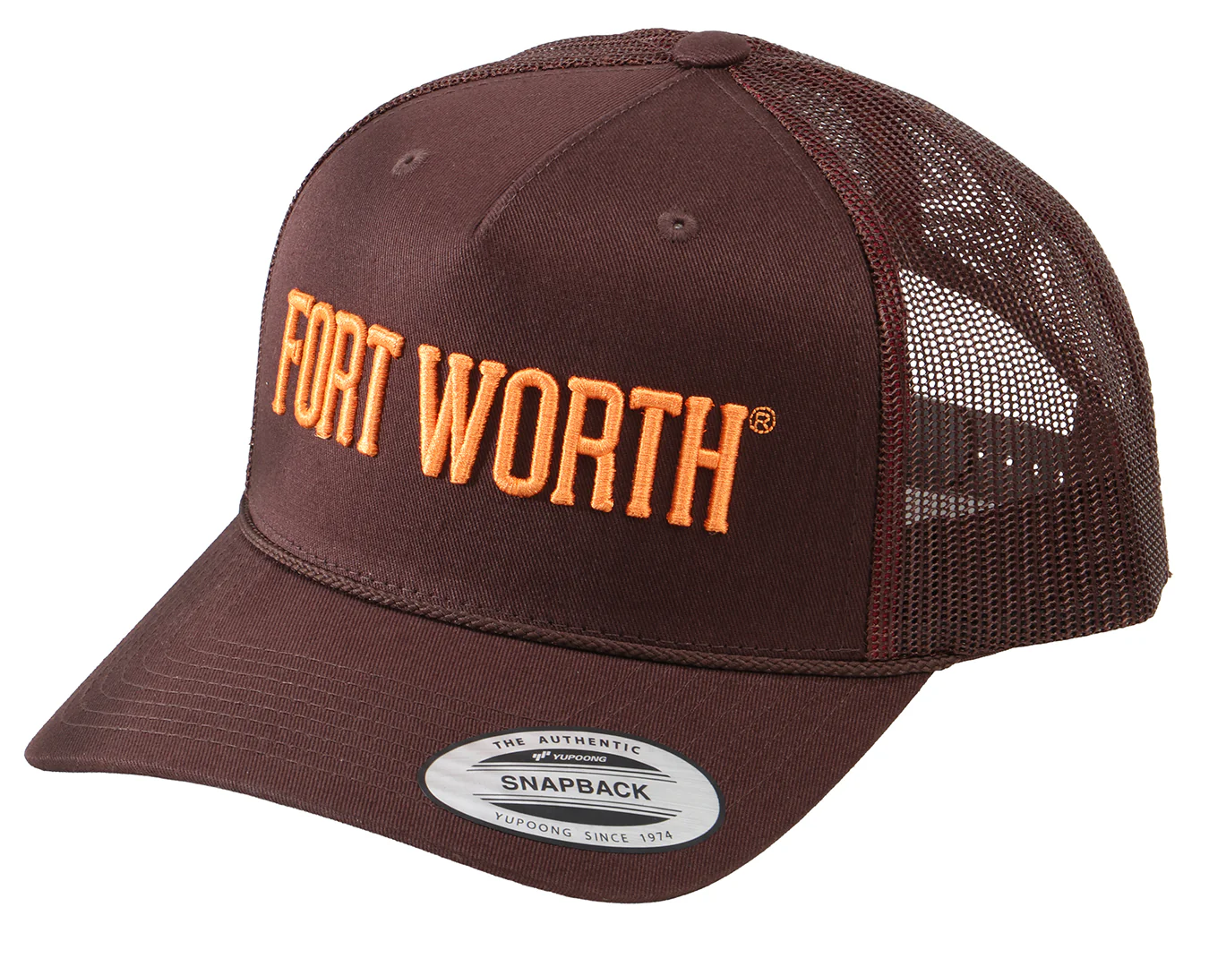 Fort Worth Statement Cap -Deep Brown