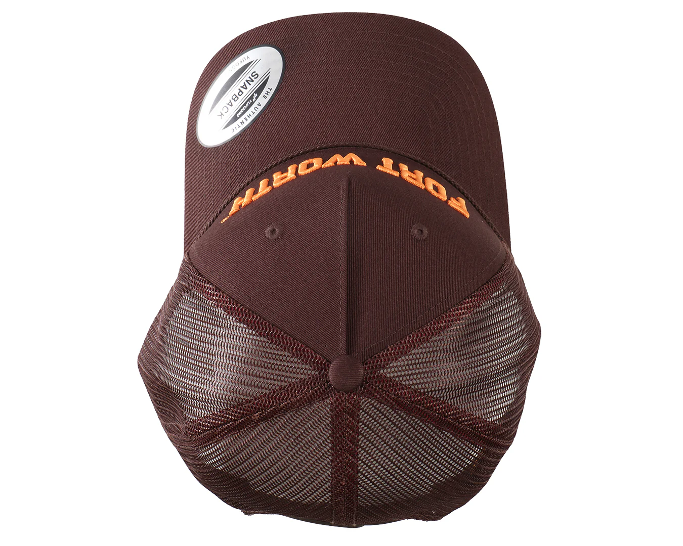 Fort Worth Statement Cap -Deep Brown - Image 7