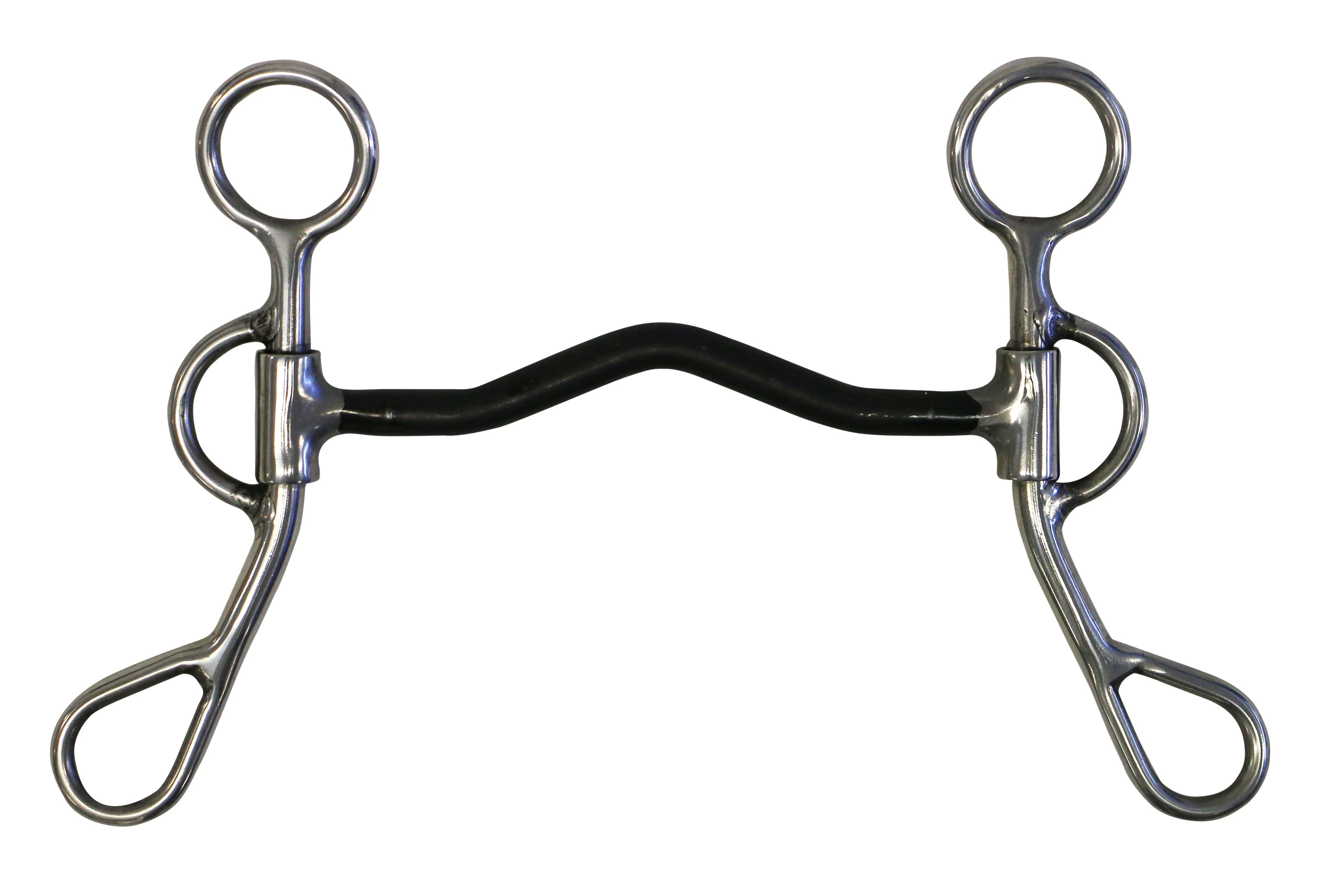 Fort Worth Sweet Iron Training Snaffle with Low Port Mouth