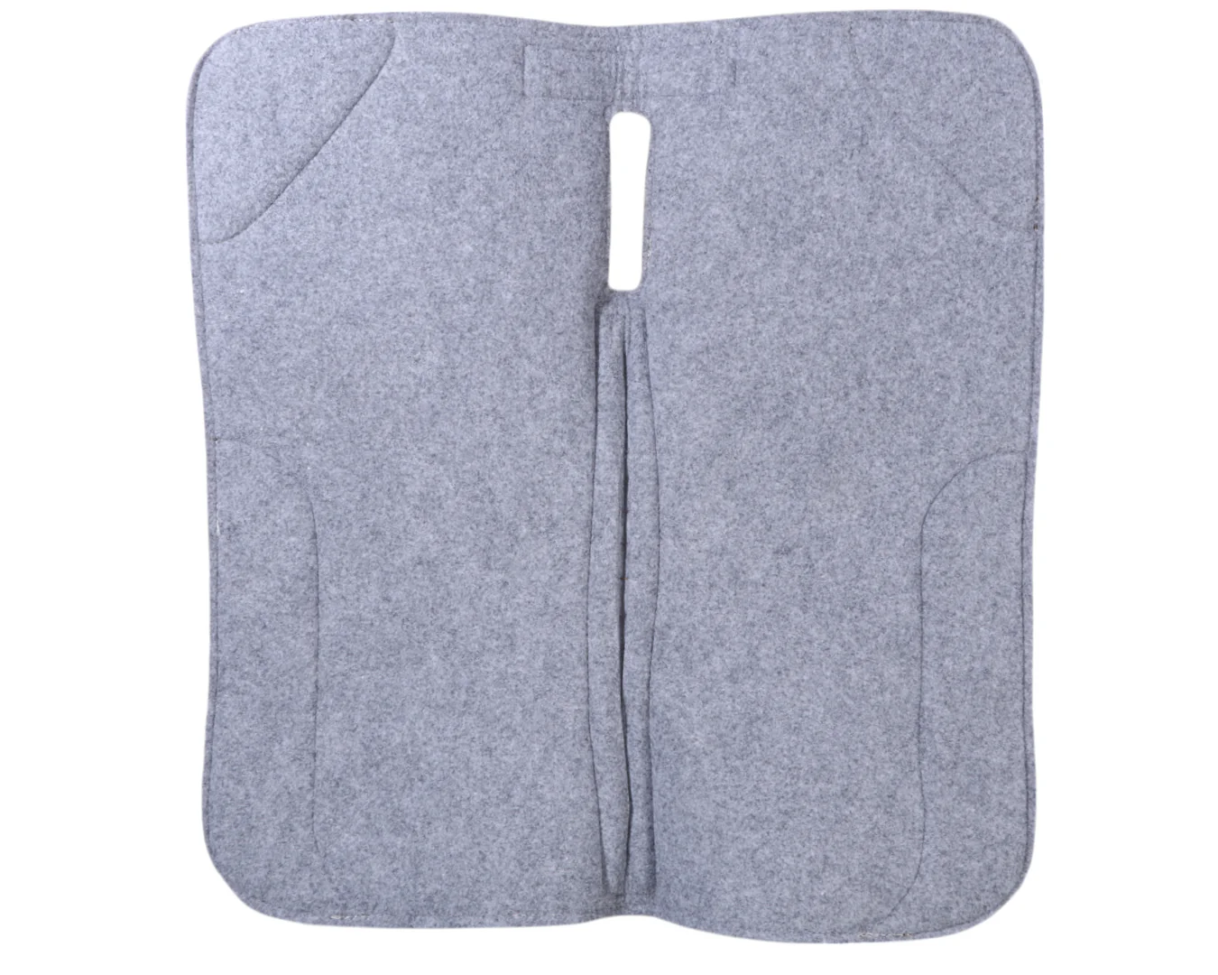 Fort Worth Tooled Floral Felt Saddle Pad - 32" x 30" - Image 12