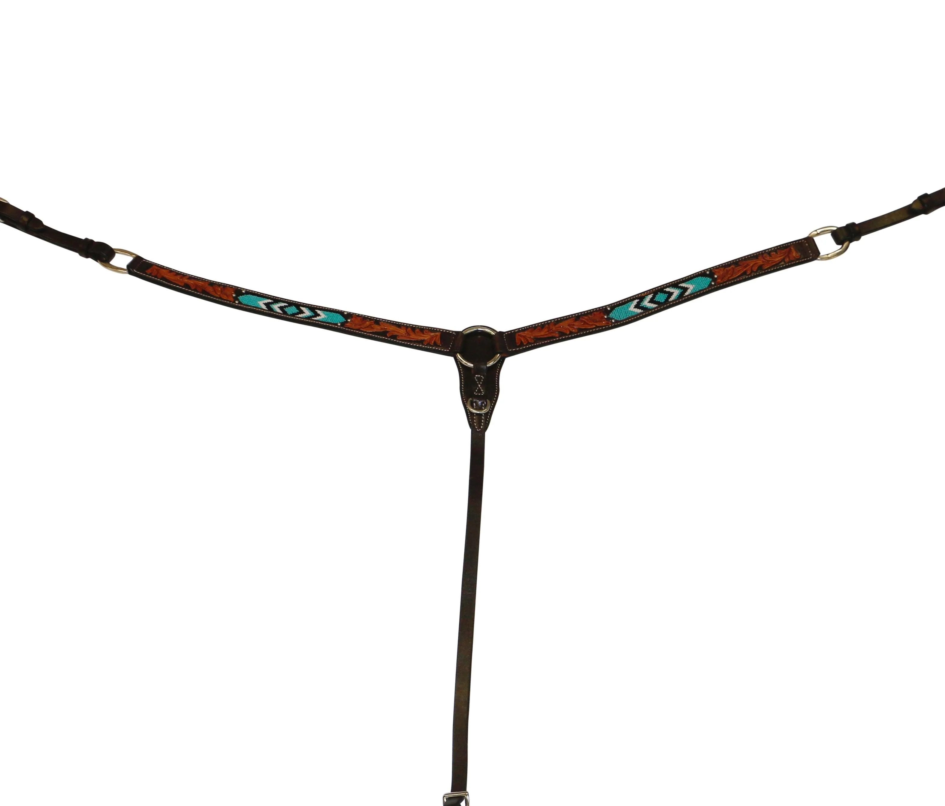 Fort Worth Turquoise Beaded Breastcollar