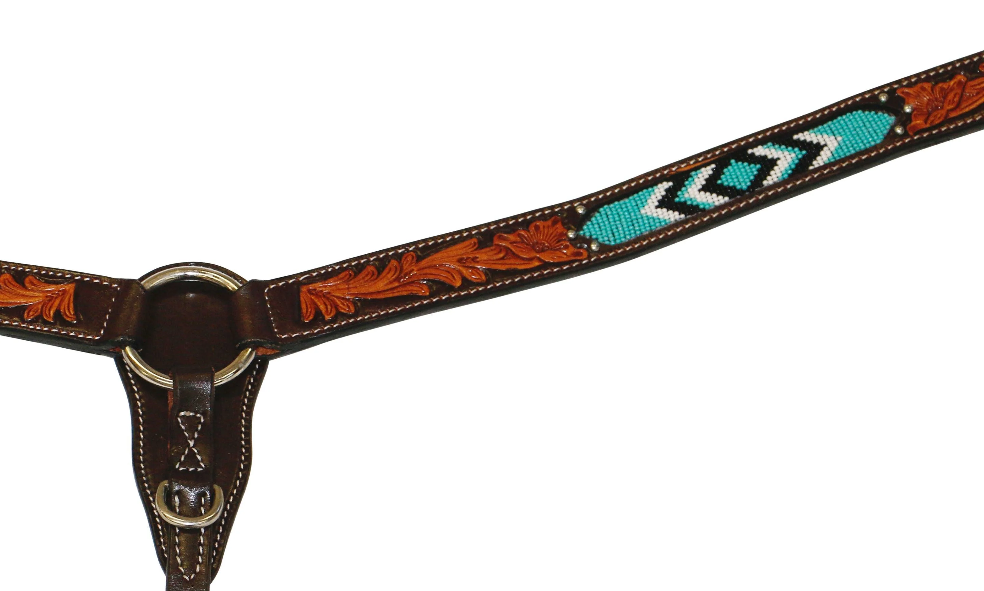 Fort Worth Turquoise Beaded Breastcollar - Image 2