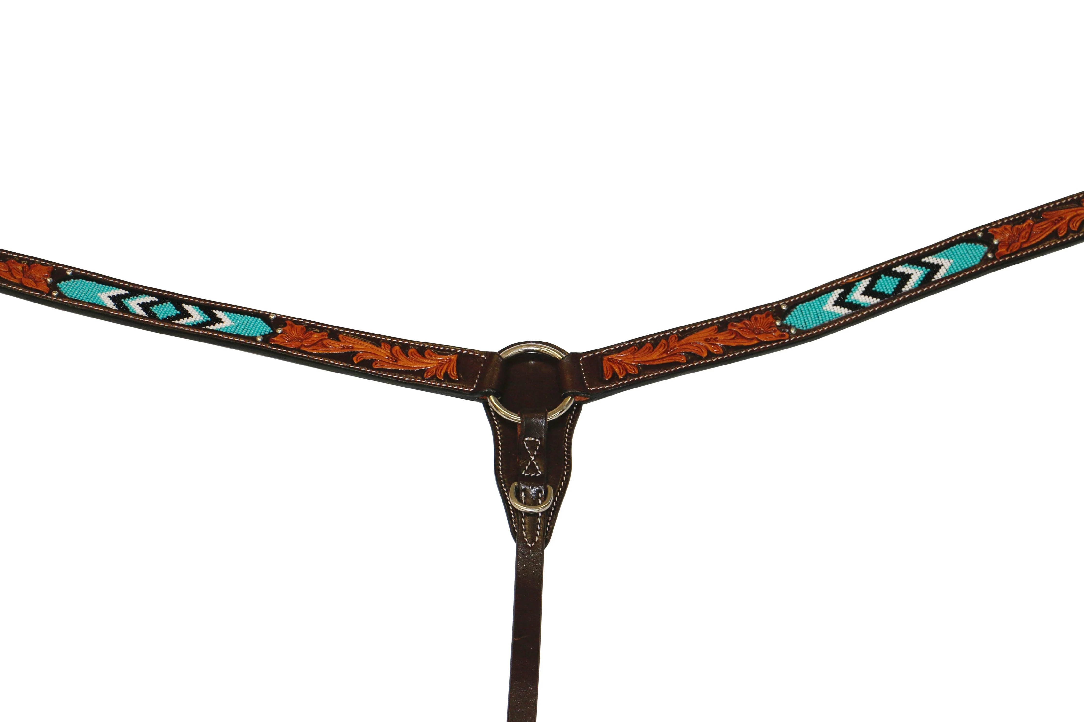Fort Worth Turquoise Beaded Breastcollar - Image 3