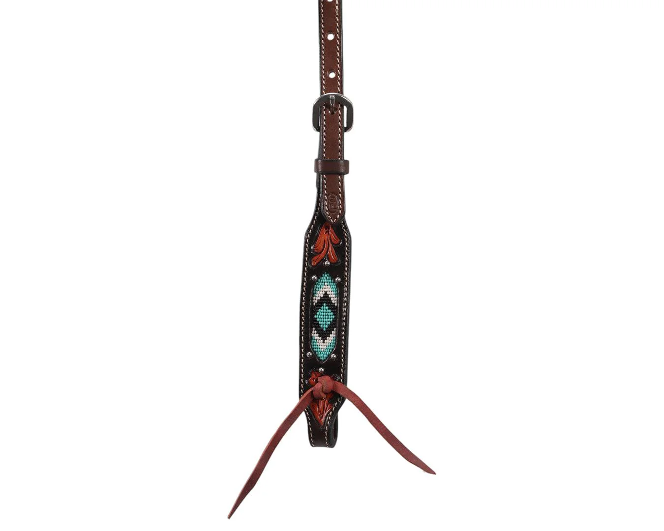 Fort Worth Turquoise Beaded Headstall - Image 5