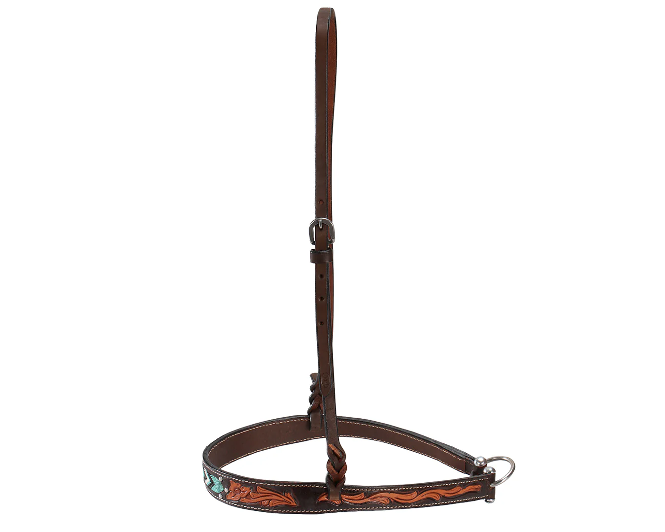Fort Worth Turquoise Beaded Noseband - Image 2