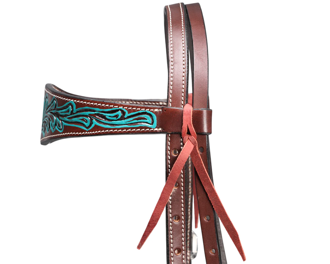 Fort Worth Turquoise Flower Headstall - Image 5