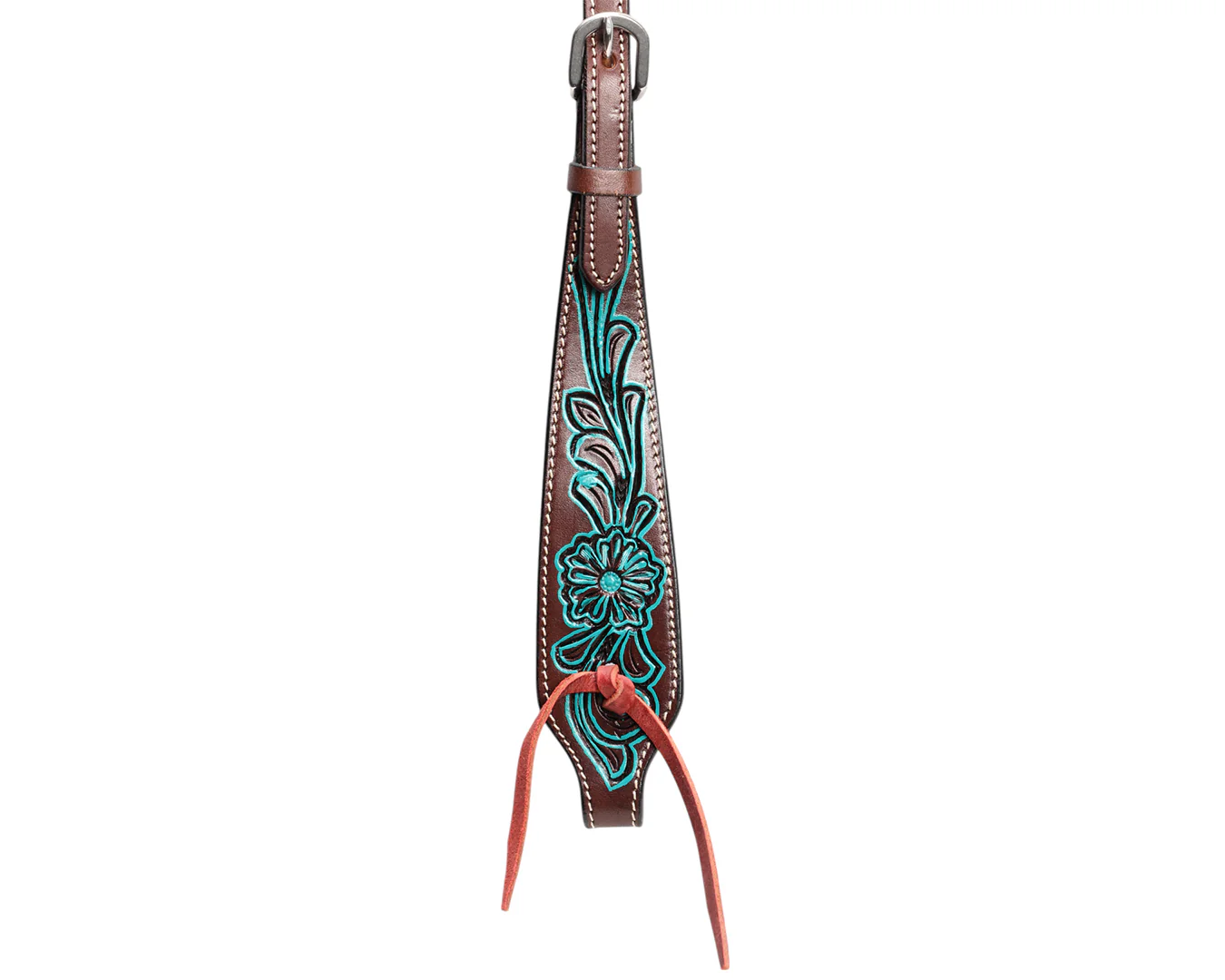 Fort Worth Turquoise Flower Headstall - Image 6
