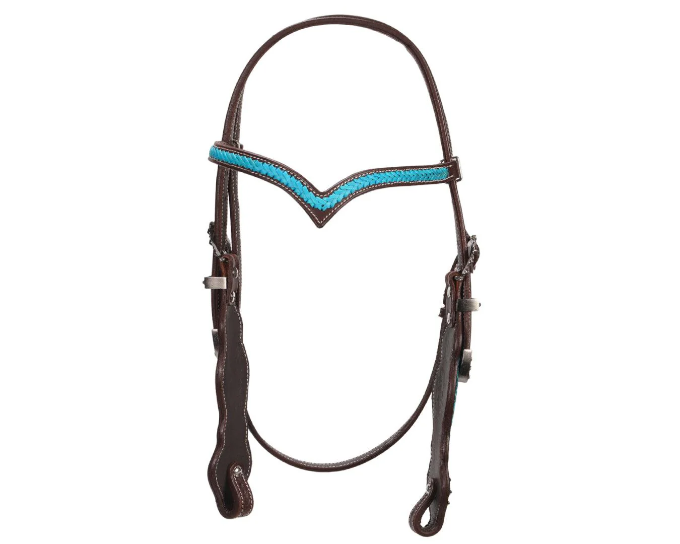 Fort Worth V Brow Headstall - Image 5