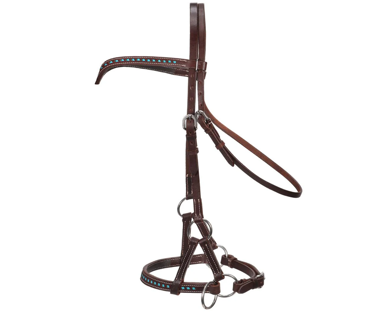 Fort Worth V Brow Side Pull Headstall - Image 2