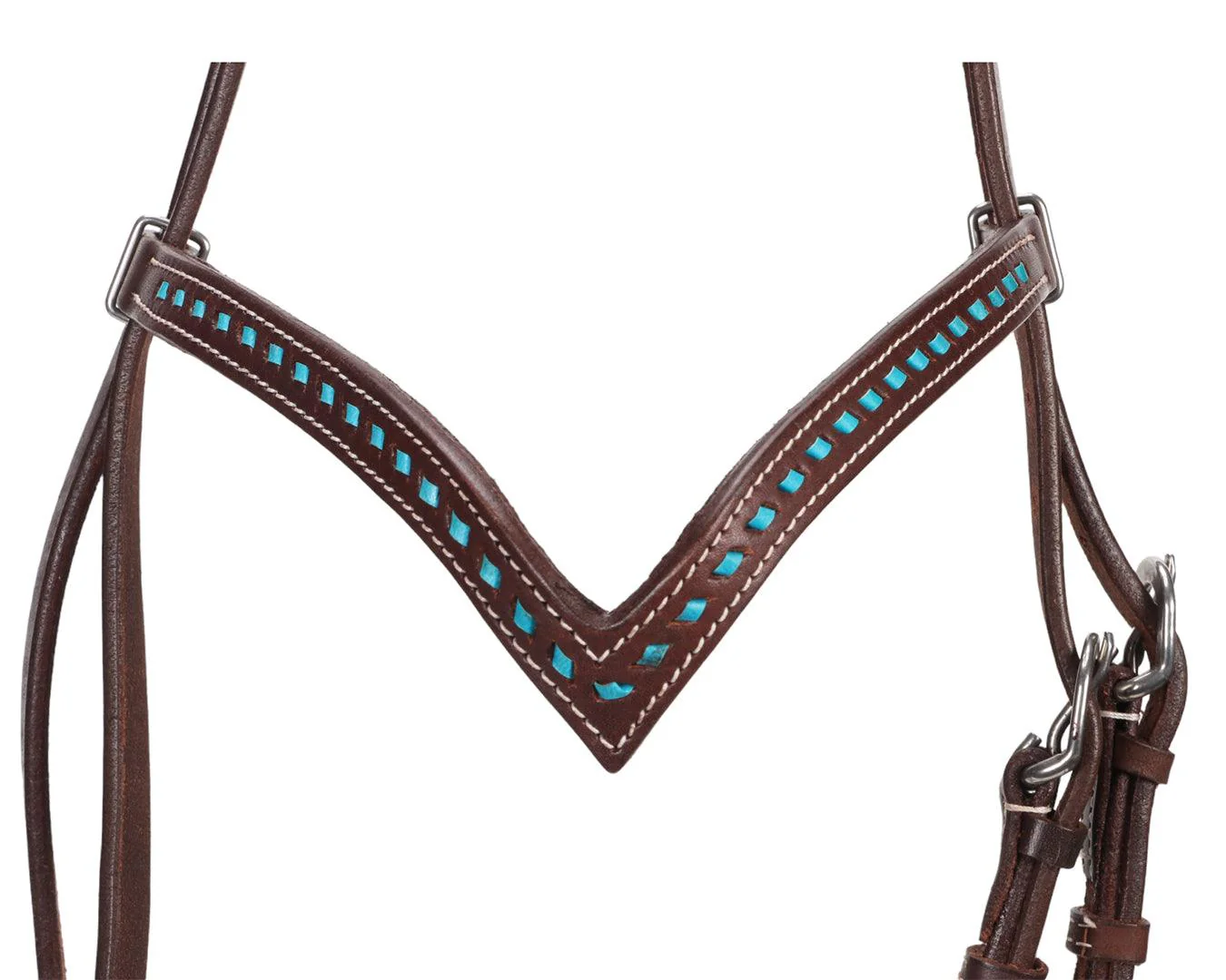 Fort Worth V Brow Side Pull Headstall - Image 5