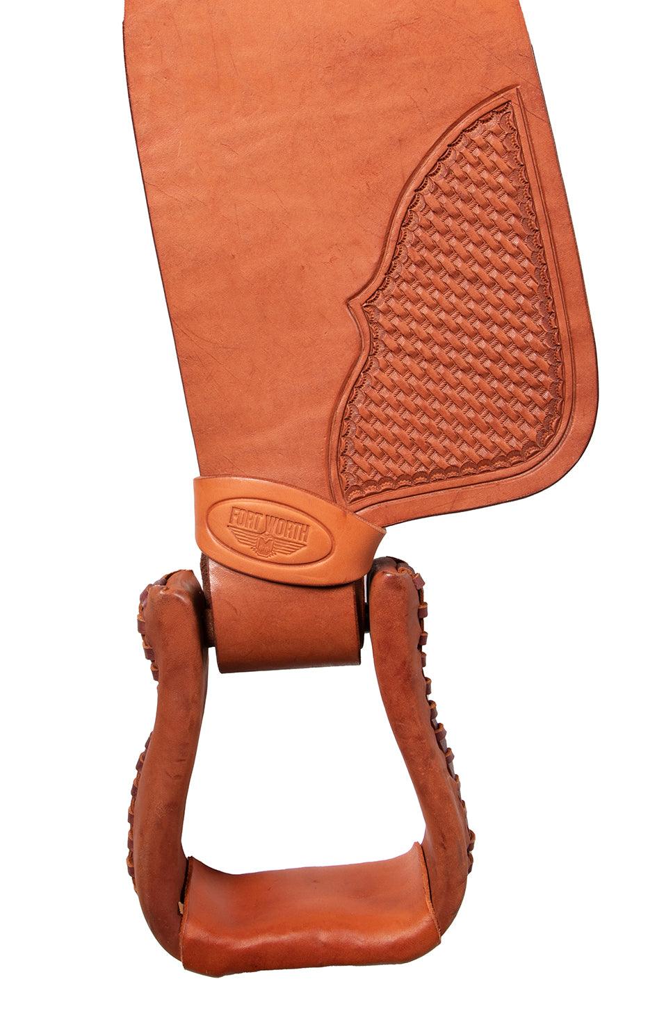 Fort Worth Western Pleasure Basket Weave Saddle - Image 5