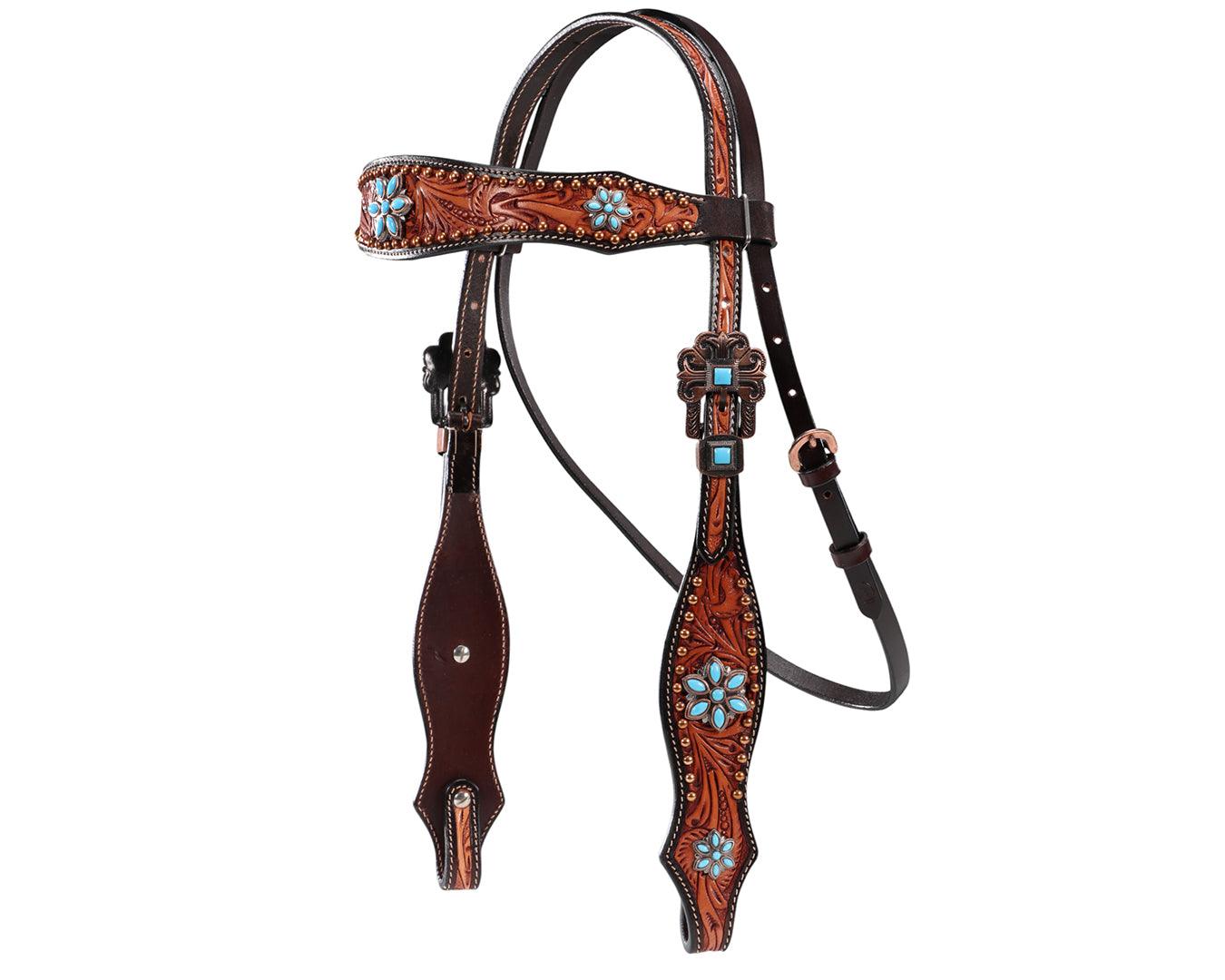 Fort Worth Wildflower Headstall