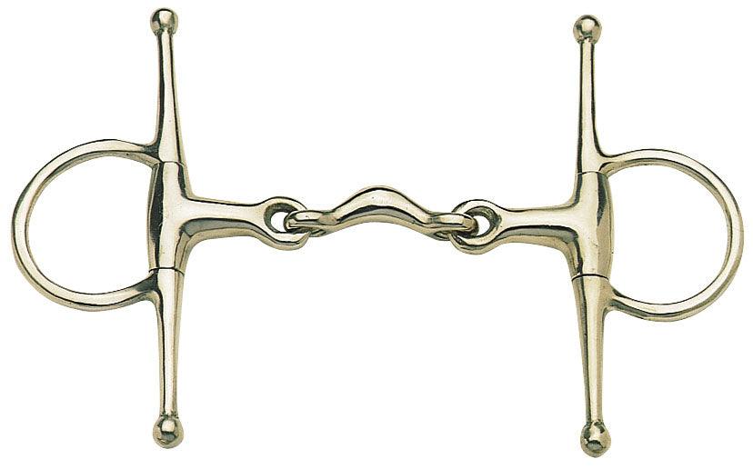 Full Cheek Snaffle Bit with Ported Mouth