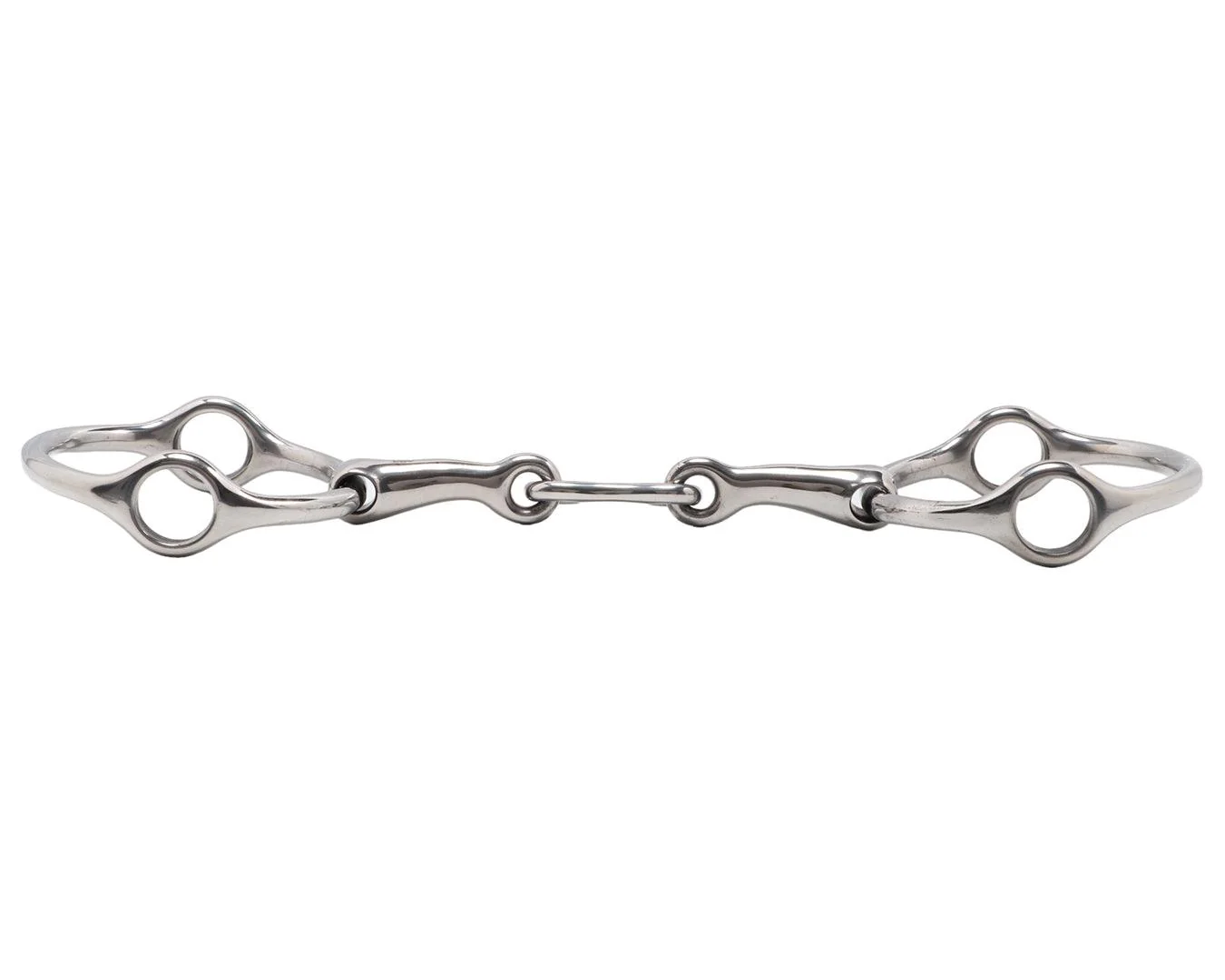 Full Ring Gag Snaffle with French Mouth & 75mm Loose Rings - Image 3