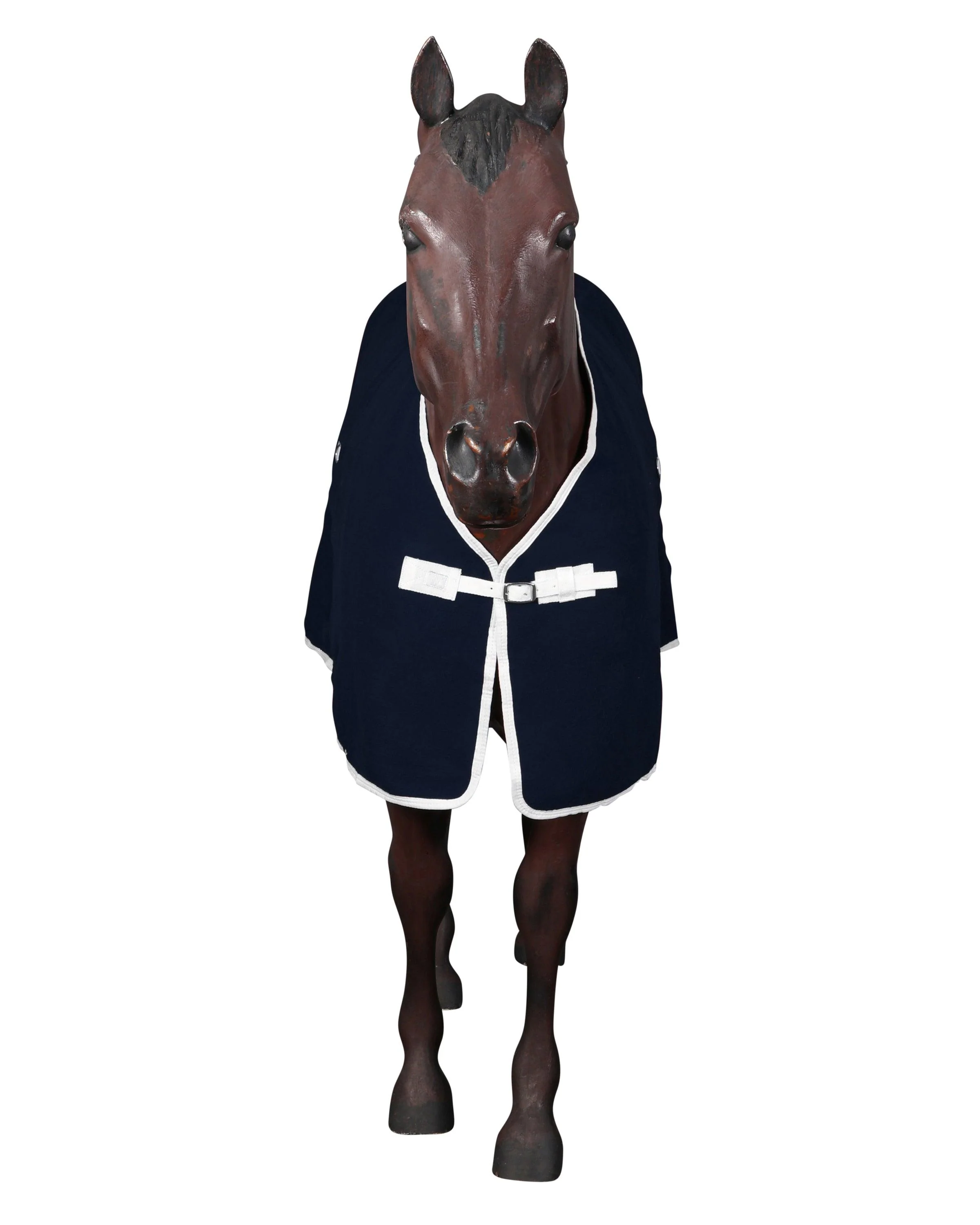 GG Australia Wool Kersey Horse Rug - Navy/White - Image 3