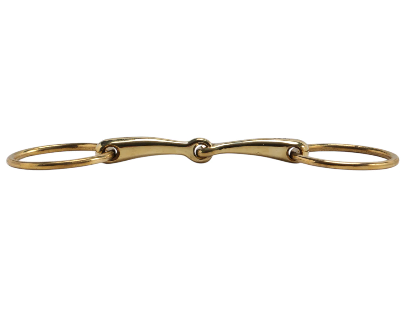 Gold Medal Loose Ring Bradoon Bit with 65mm Rings - Image 3