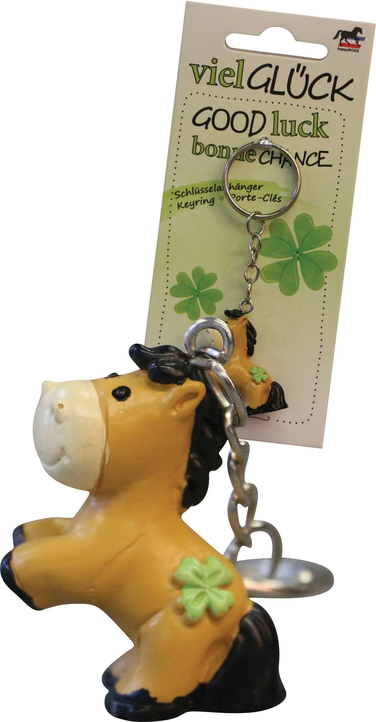 'Good Luck' Polyresin Keyring - Image 4