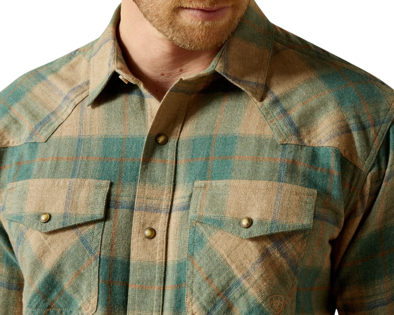 Ariat Men's Huxlee Retro Snap Long Sleeve Shirt - Image 4