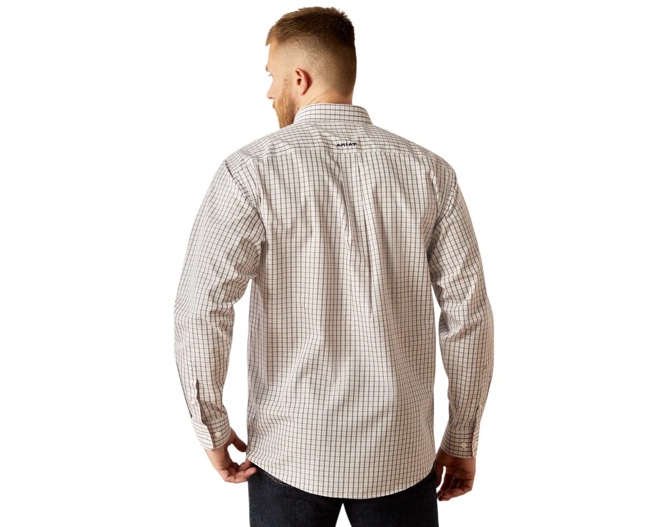 Ariat Men's Wrinkle Free Drew Classic Fit Shirt - Image 3