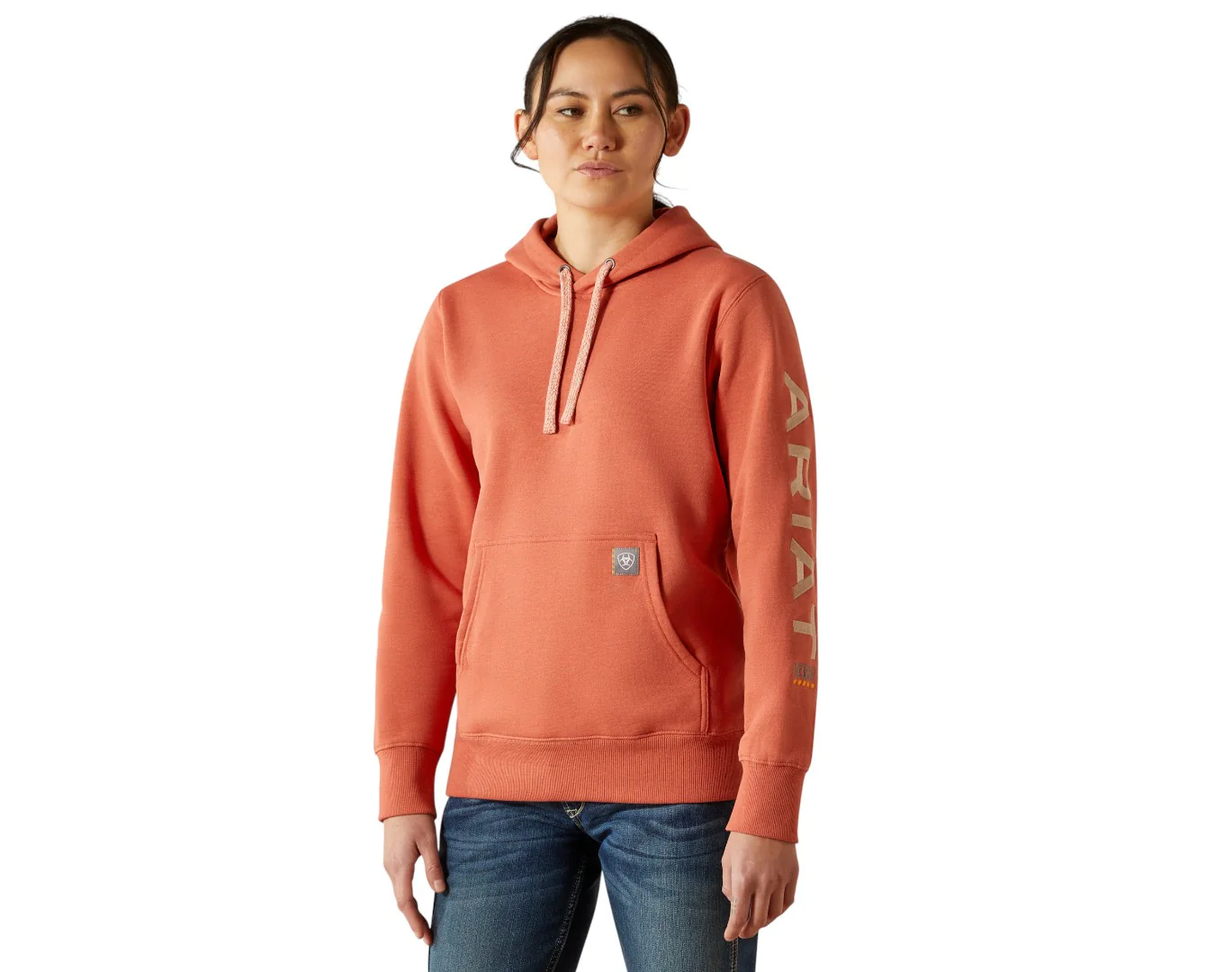 Ariat Women's Rebar Graphic Hoodie - Argon Heather