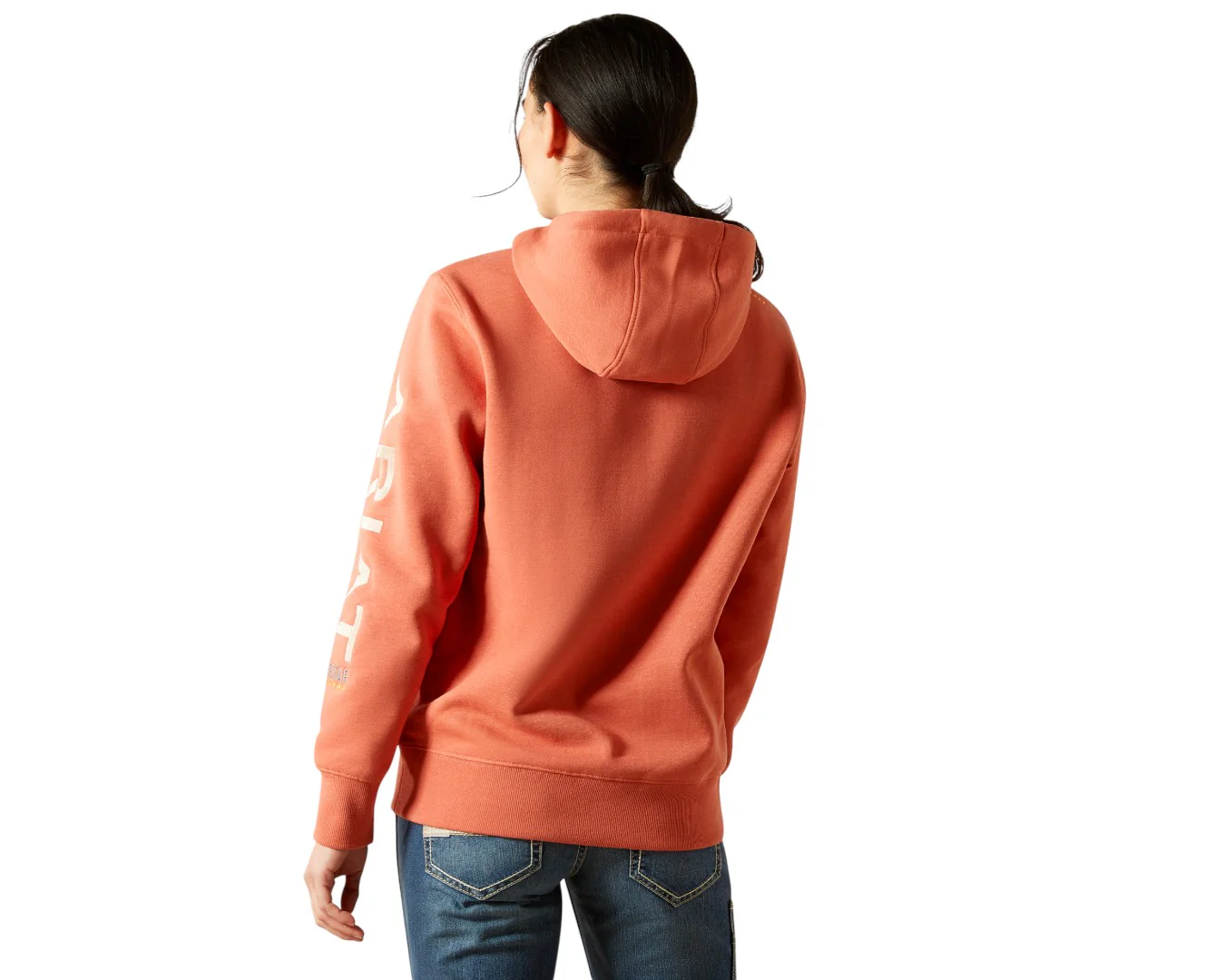 Ariat Women's Rebar Graphic Hoodie - Argon Heather - Image 2
