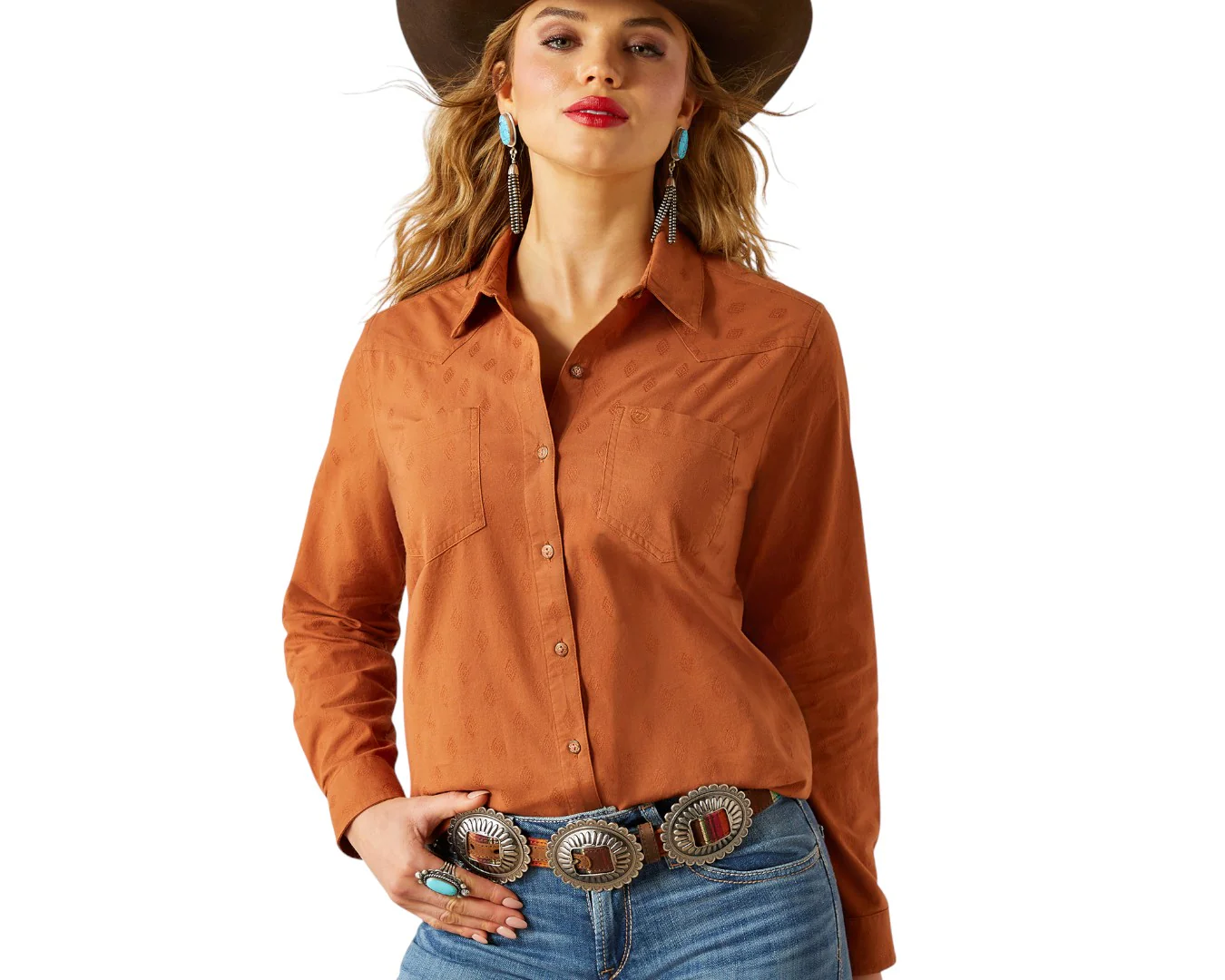 Ariat Women's Billie Jean Long Sleeve Shirt - Image 2