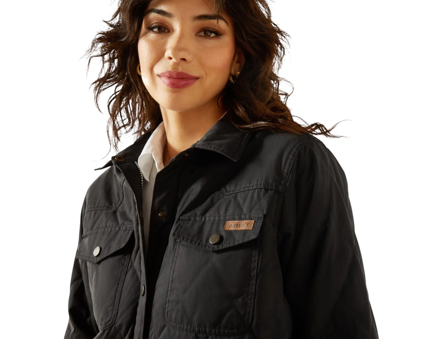 Ariat Women's Grizzly Quilted Barn Jacket - Image 5